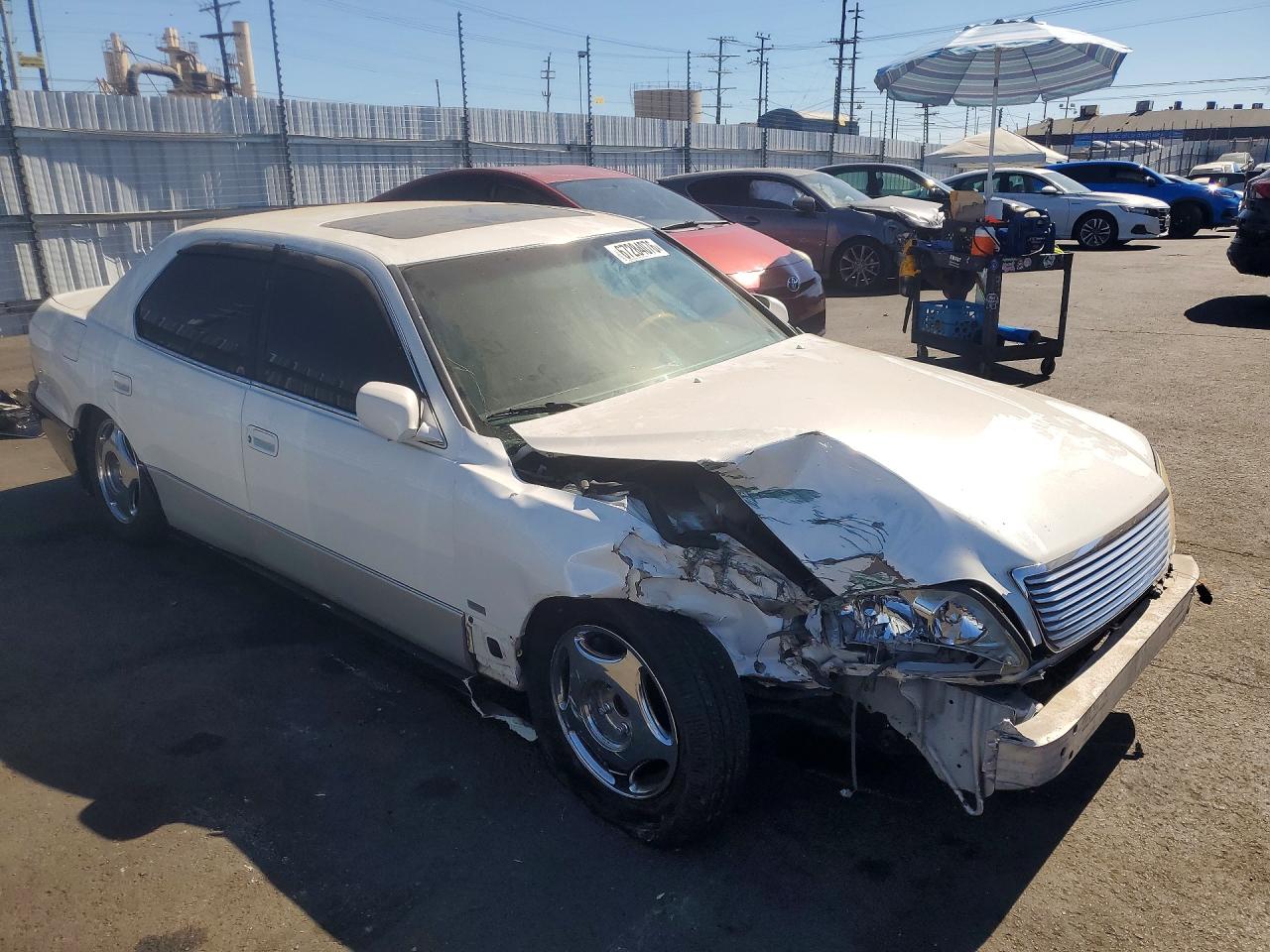 2000 Lexus Ls 400 White vin: JT8BH28F3Y0174919