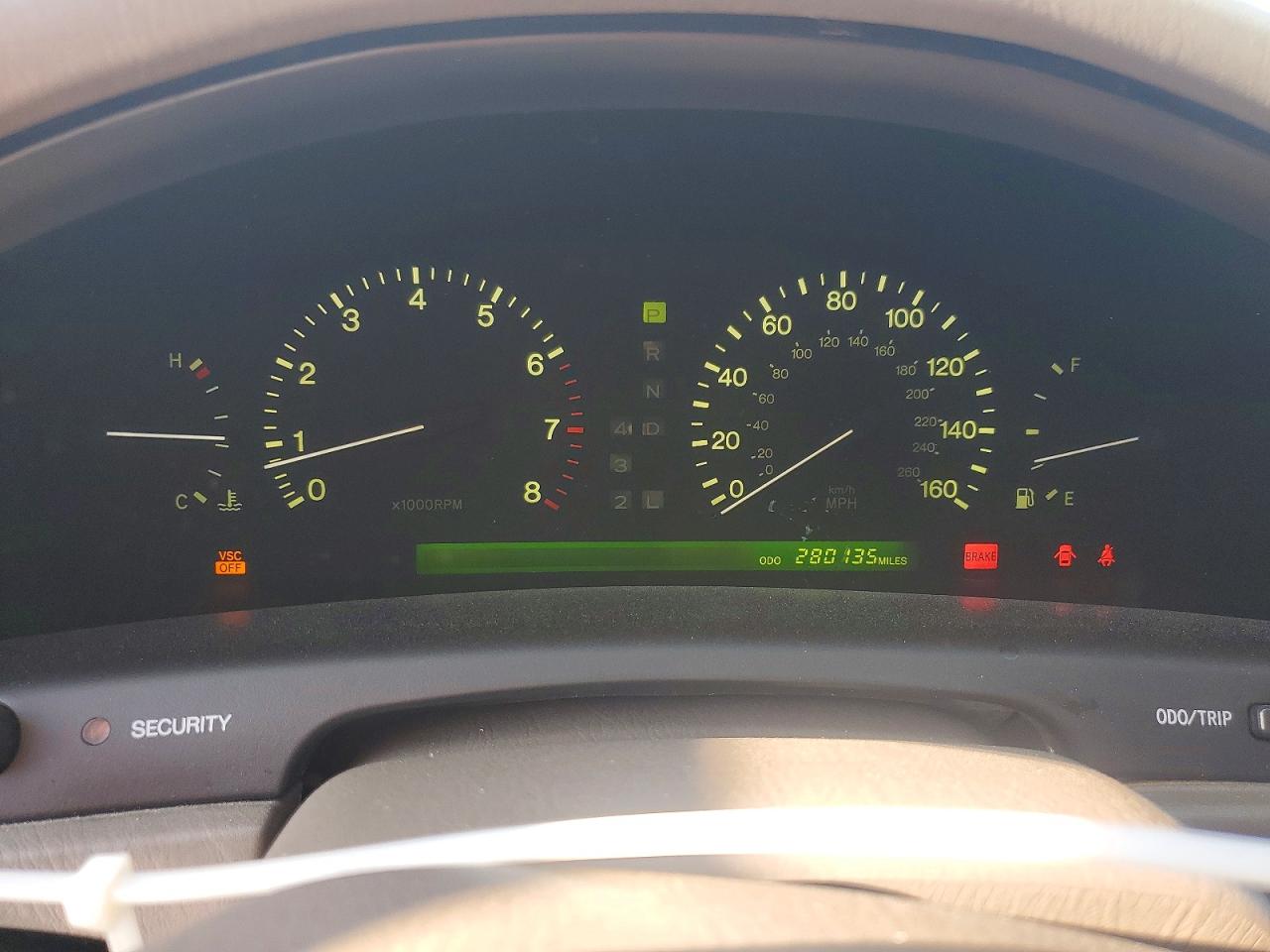 1998 Lexus Ls 400 Beige vin: JT8BH28F4W0126987