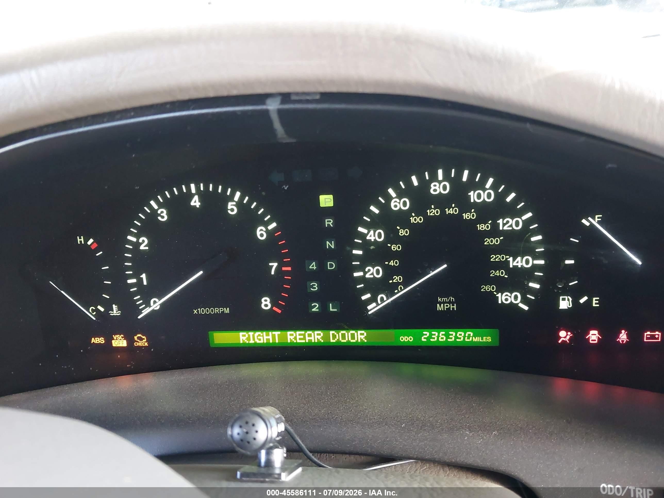 1999 Lexus Ls 400 White vin: JT8BH28F4X0149428
