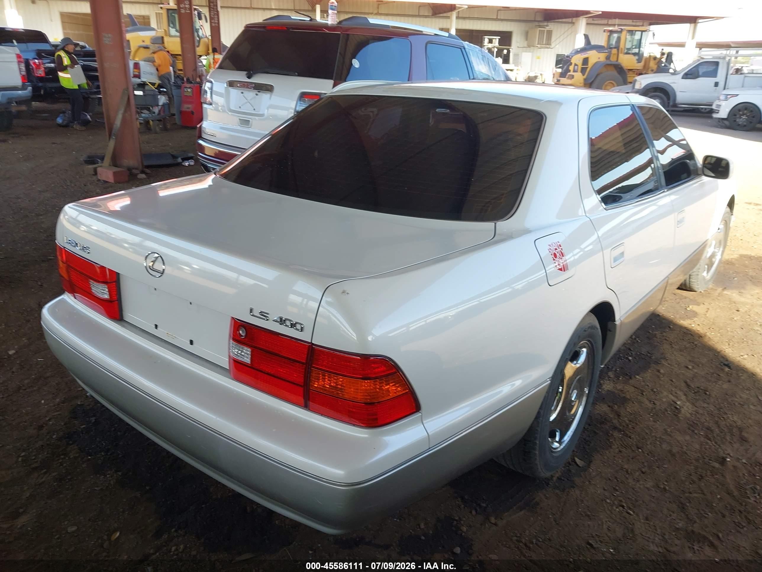 1999 Lexus Ls 400 White vin: JT8BH28F4X0149428