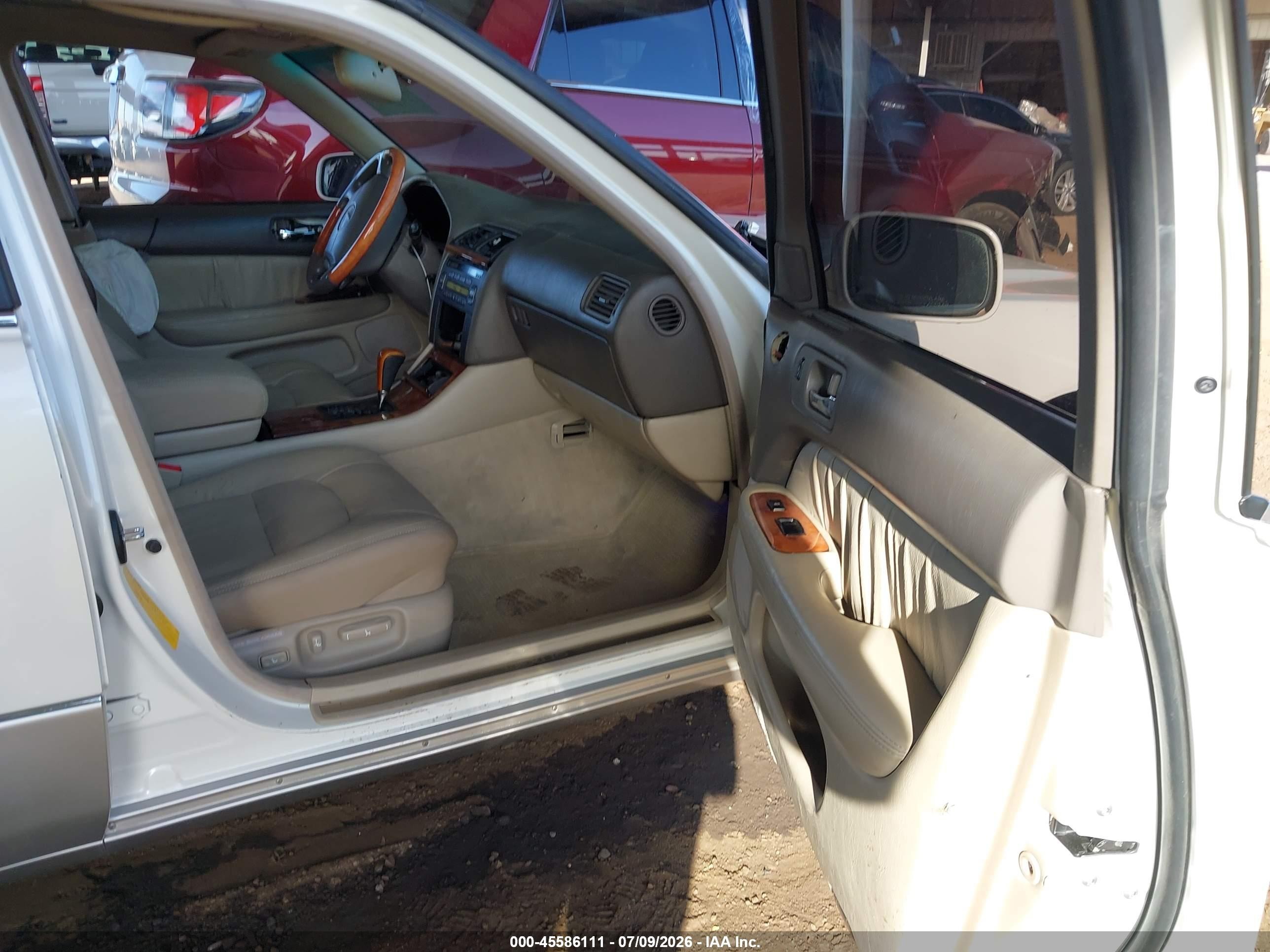 1999 Lexus Ls 400 White vin: JT8BH28F4X0149428