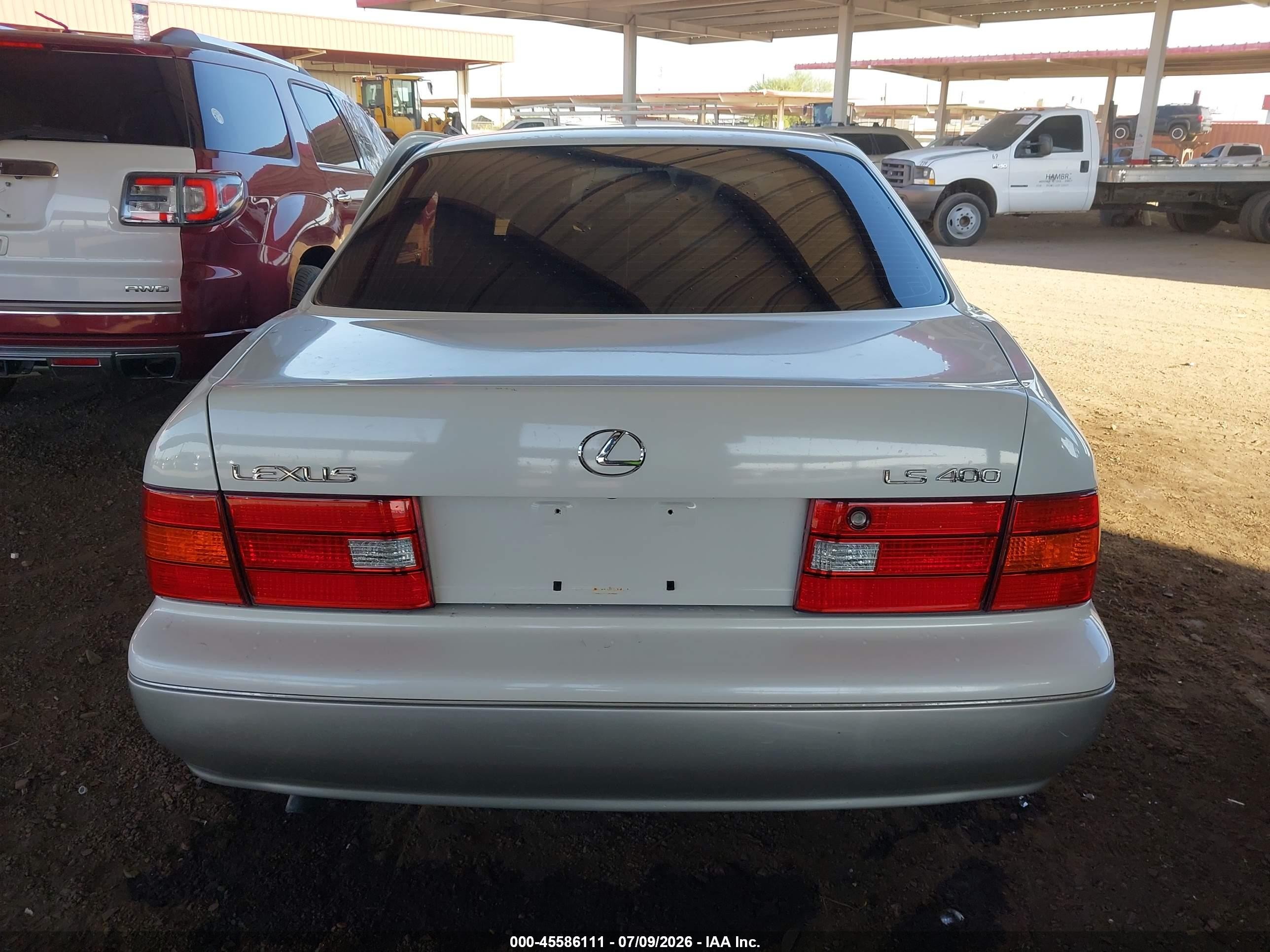 1999 Lexus Ls 400 White vin: JT8BH28F4X0149428