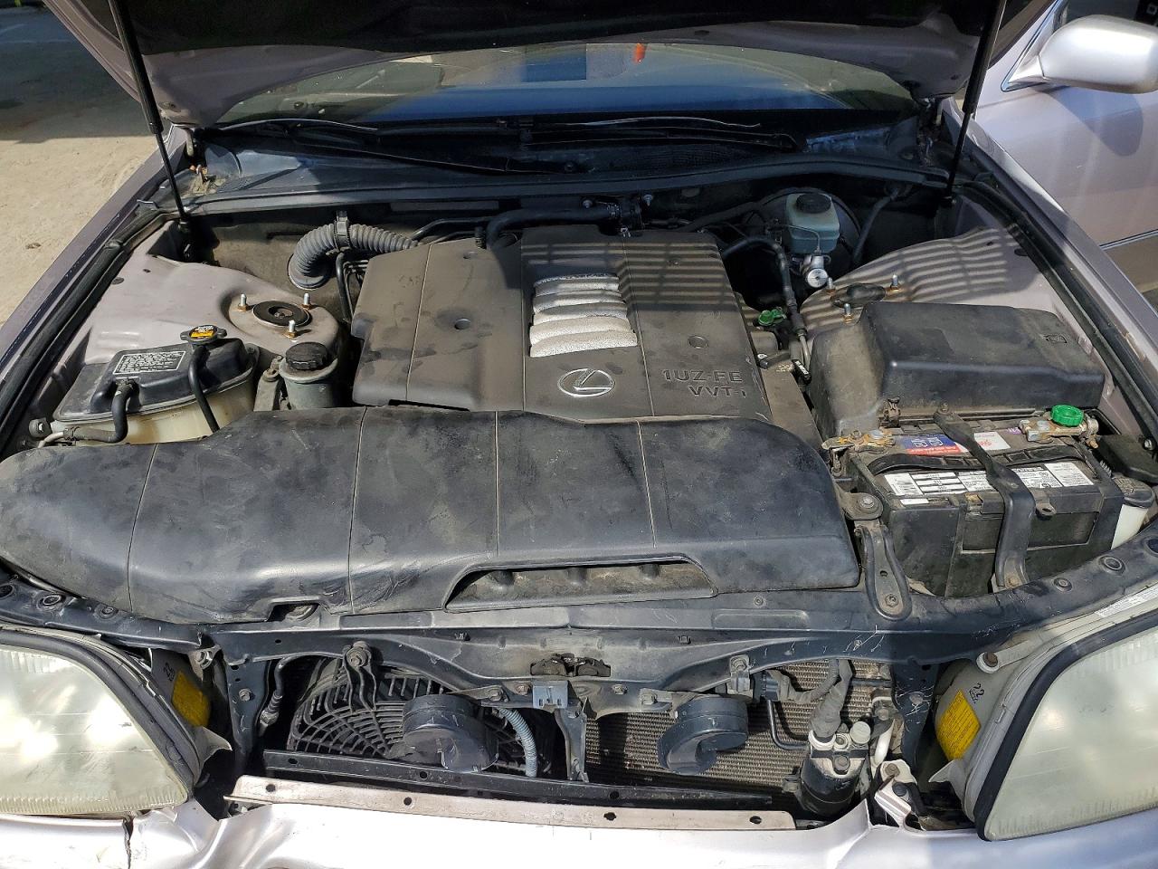 1999 Lexus Ls 400 Silver vin: JT8BH28F4X0156007