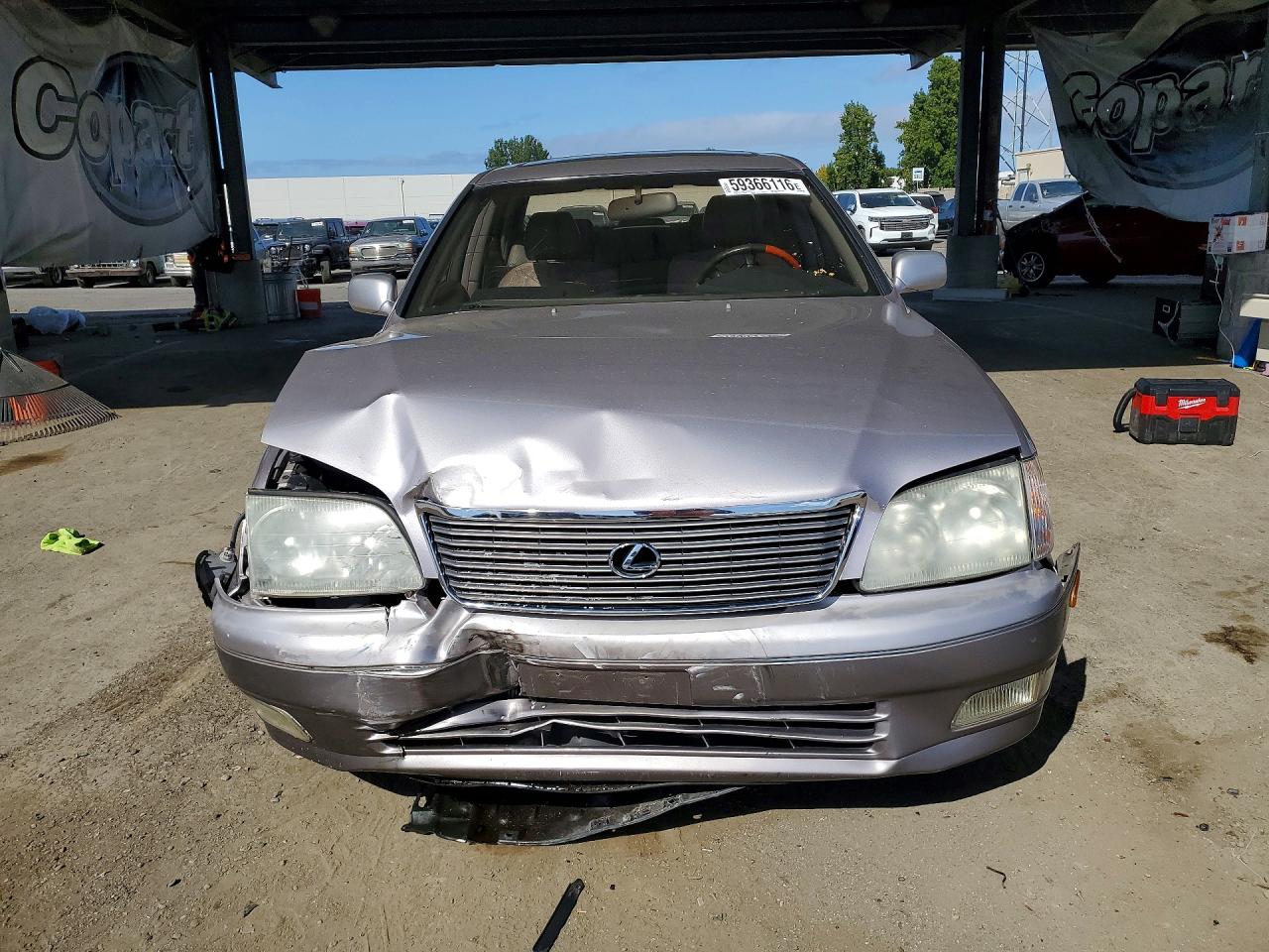 1999 Lexus Ls 400 Silver vin: JT8BH28F4X0156007