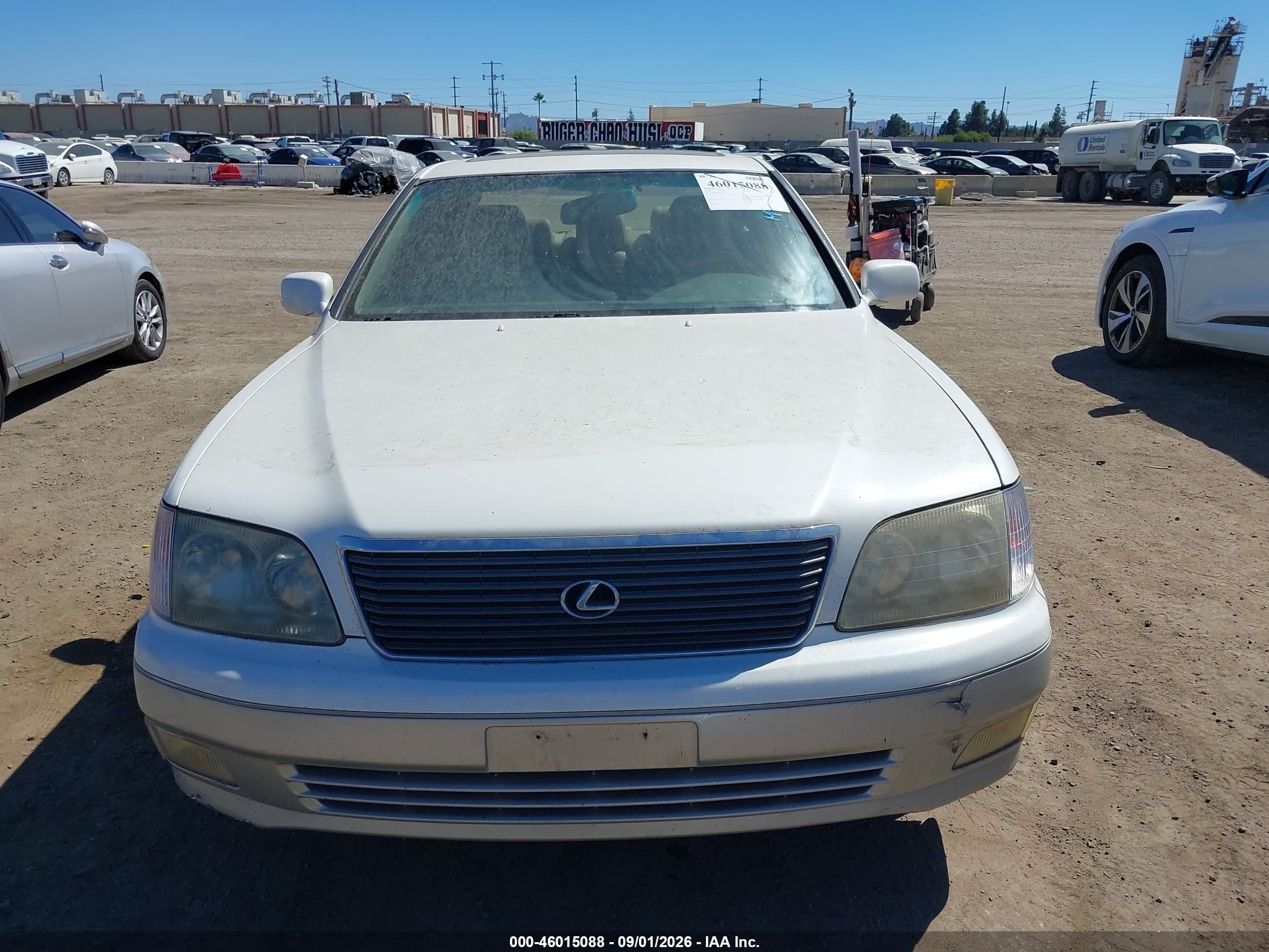 2000 Lexus Ls 400 White vin: JT8BH28F4Y0168997