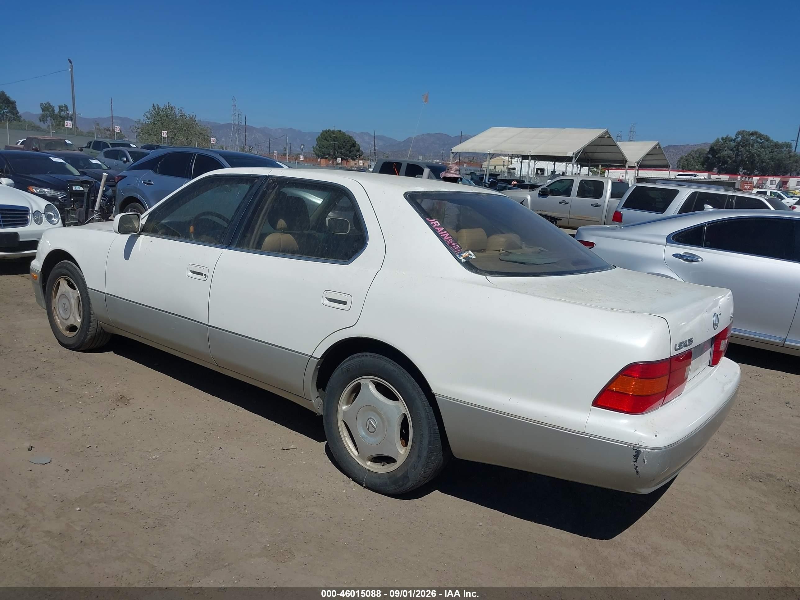 2000 Lexus Ls 400 White vin: JT8BH28F4Y0168997