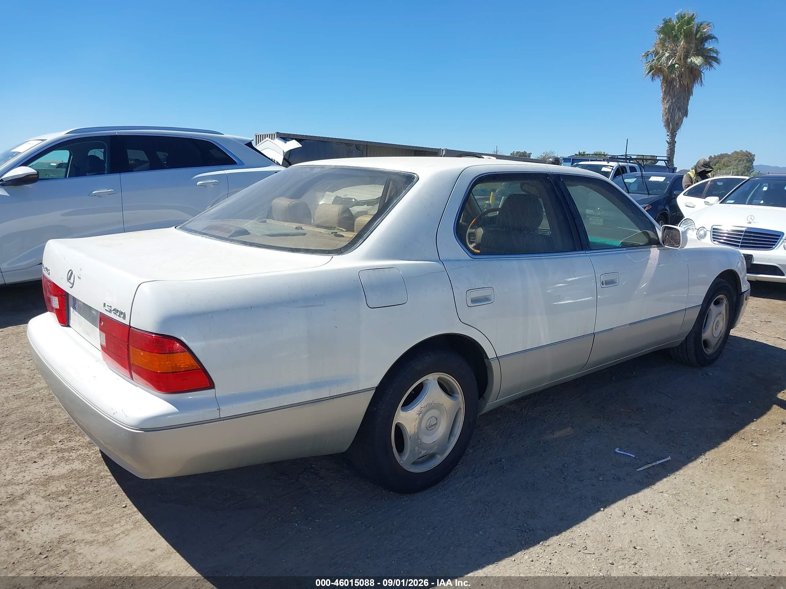 2000 Lexus Ls 400 White vin: JT8BH28F4Y0168997