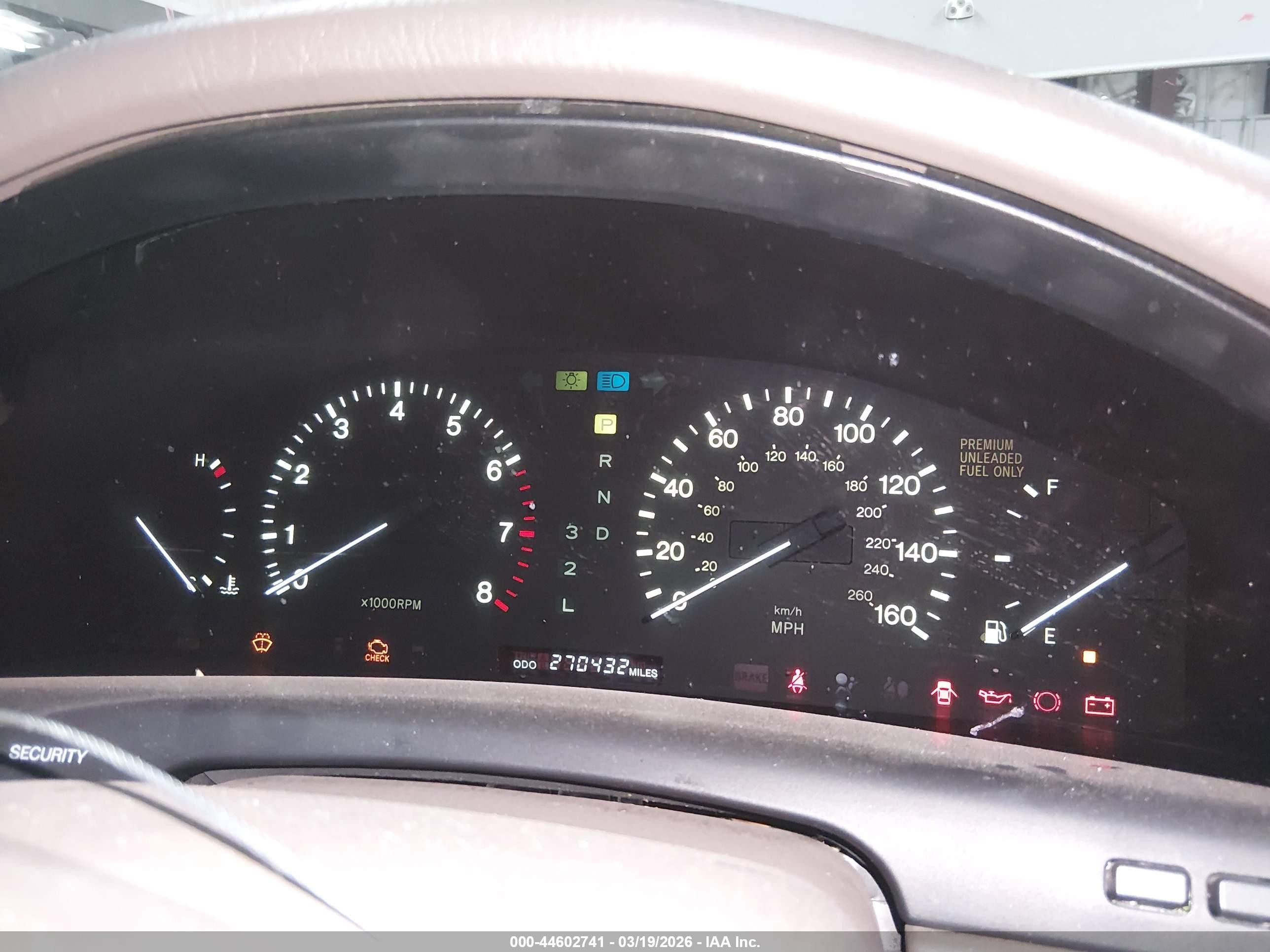 1997 Lexus Ls 400   Brown vin: JT8BH28F5V0079502