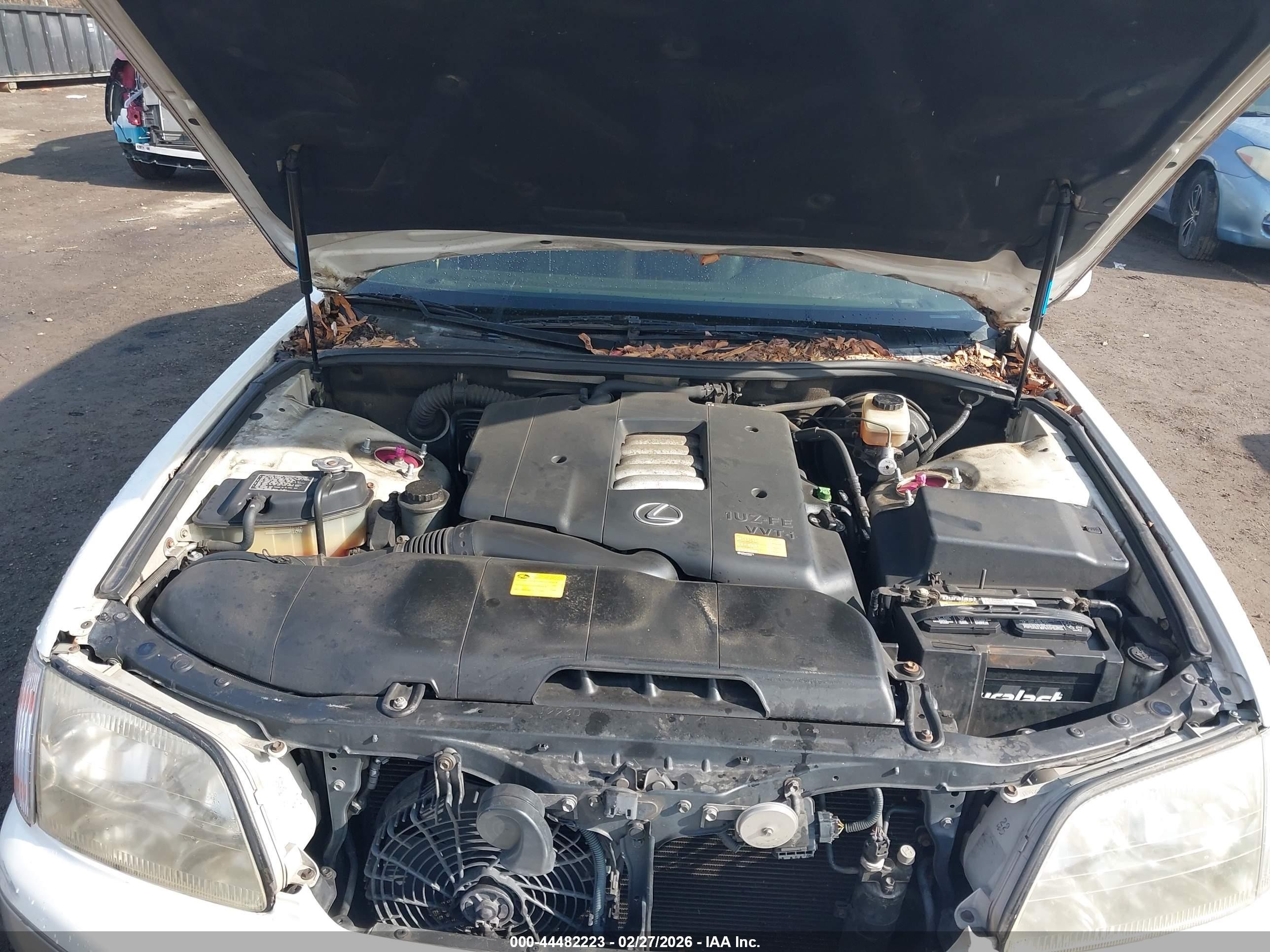 1999 Lexus Ls 400   Белый vin: JT8BH28F5X0149678