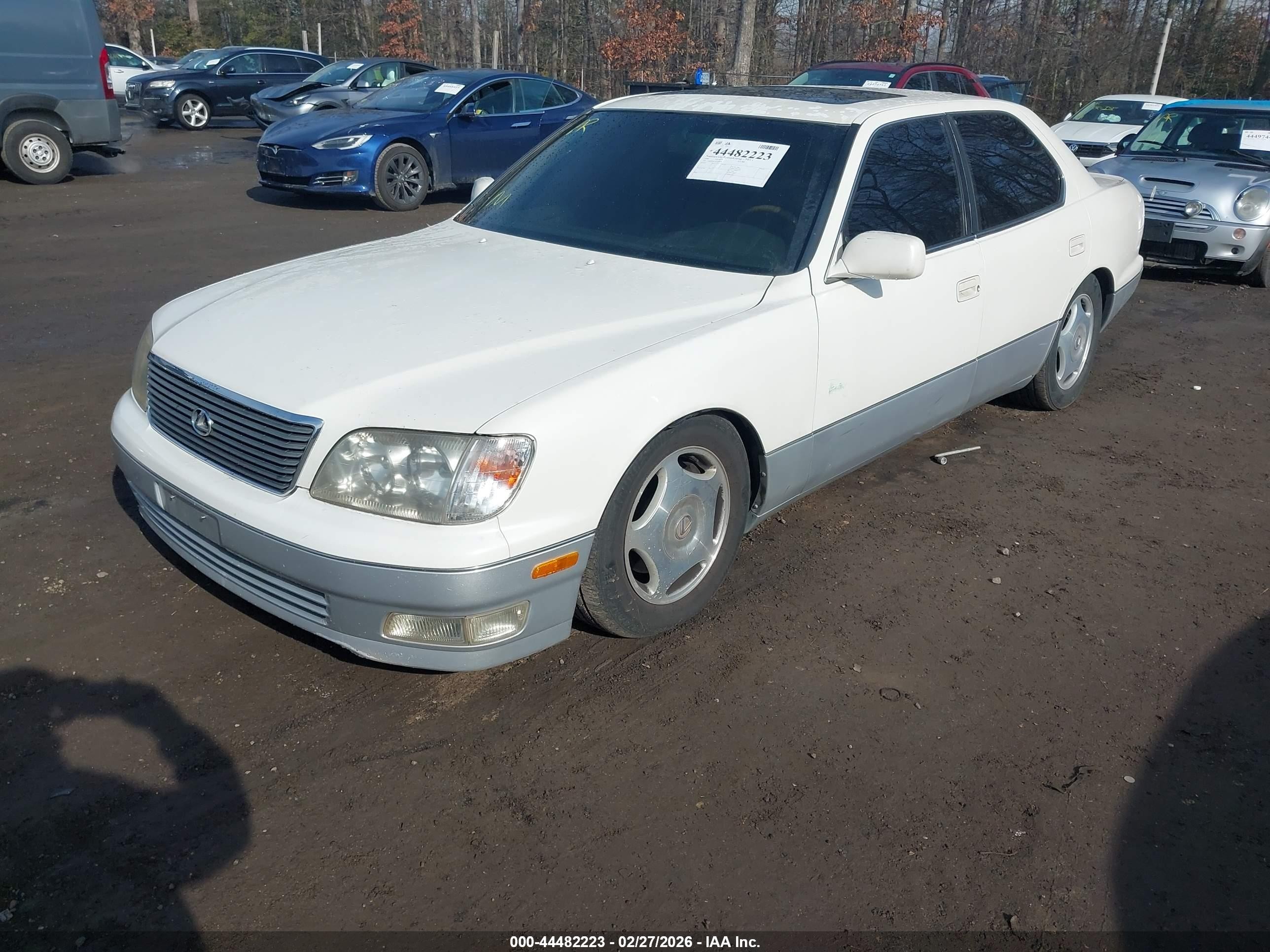 1999 Lexus Ls 400   Белый vin: JT8BH28F5X0149678