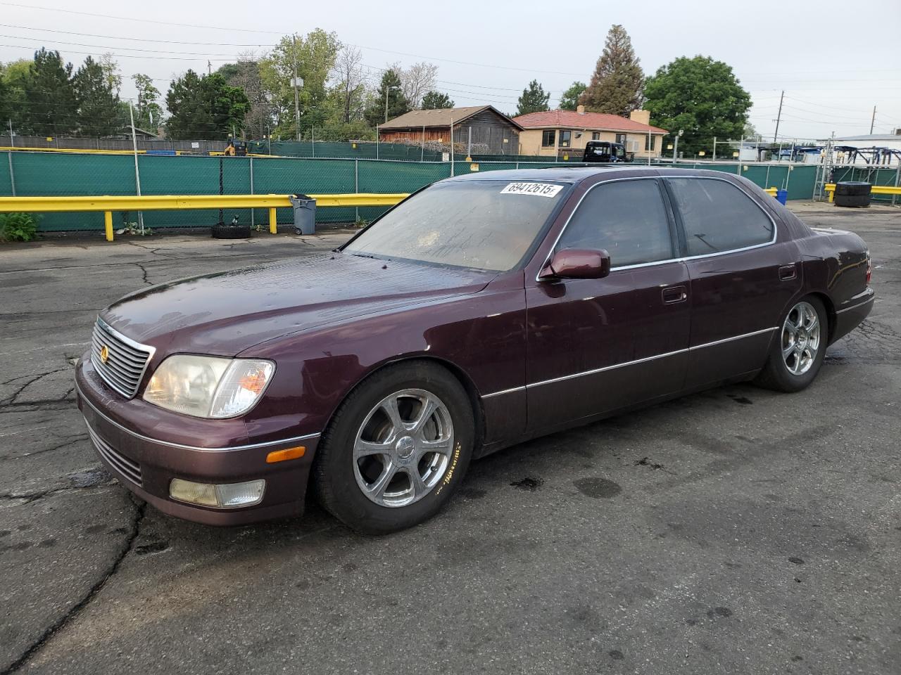 2000 Lexus Ls 400 Burgundy vin: JT8BH28F5Y0168135
