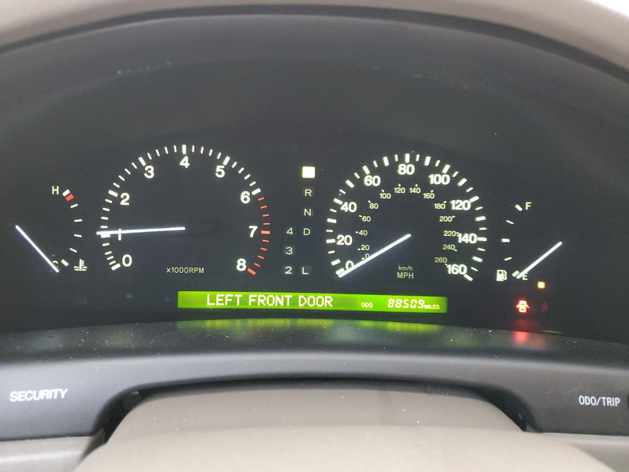 2000 Lexus Ls 400 Burgundy vin: JT8BH28F5Y0168135
