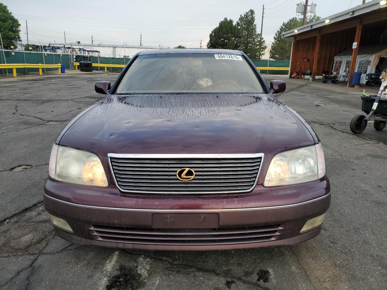 2000 Lexus Ls 400 Burgundy vin: JT8BH28F5Y0168135