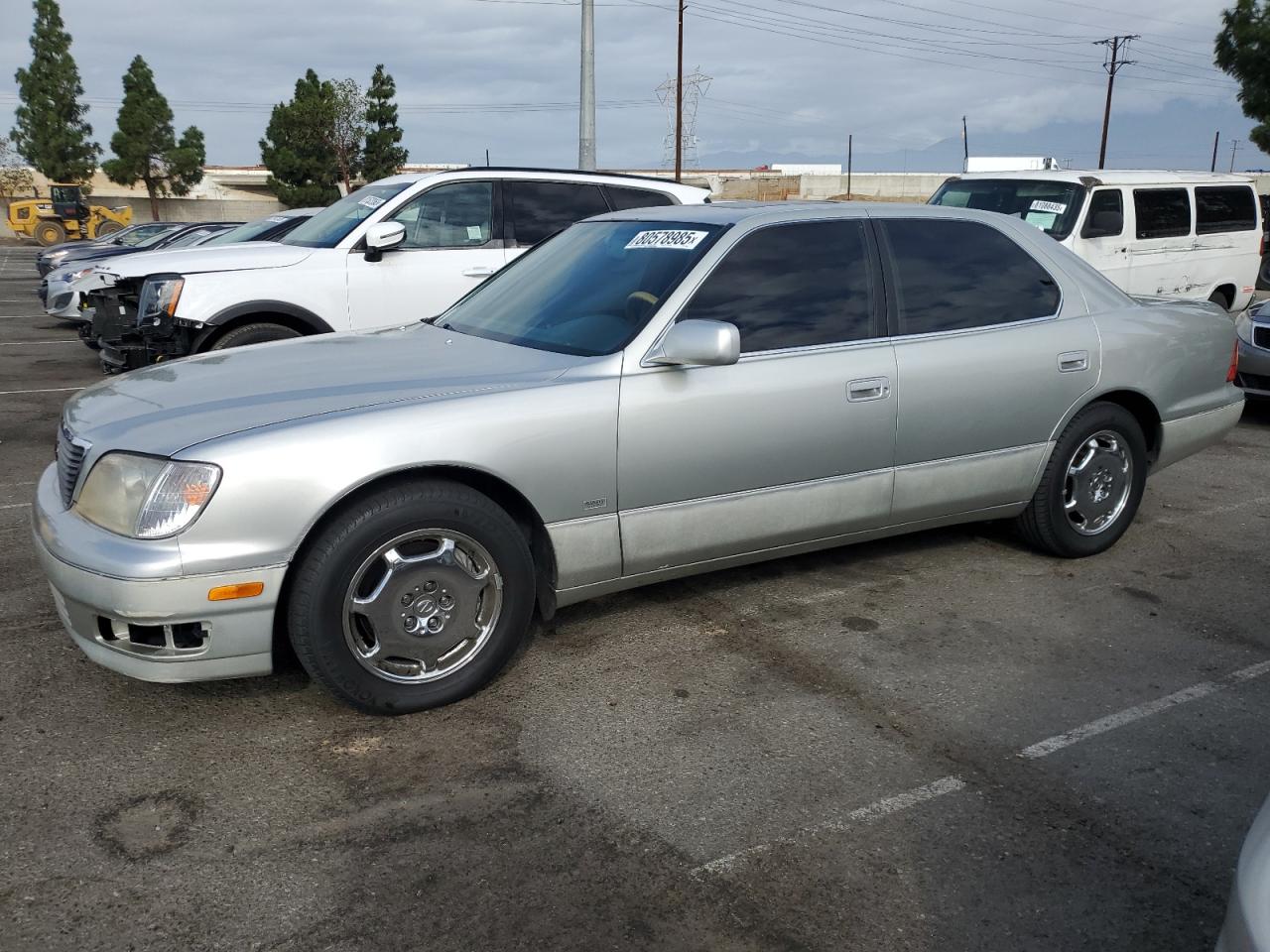 2000 Lexus Ls 400 Silver vin: JT8BH28F5Y0176851