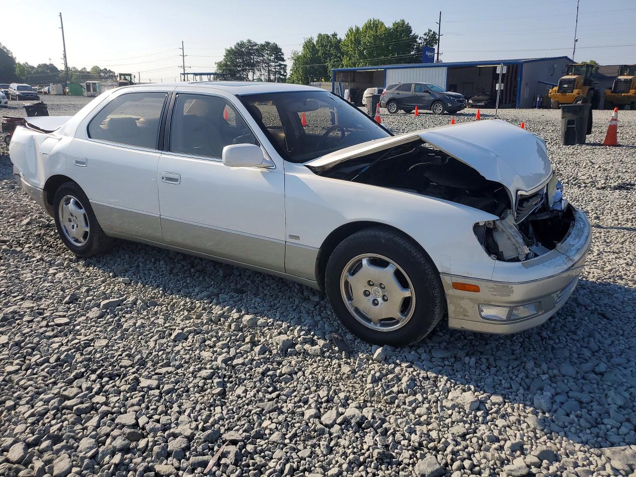2000 Lexus Ls 400 White vin: JT8BH28F5Y0181712