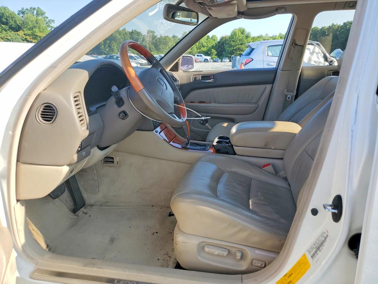 2000 Lexus Ls 400 White vin: JT8BH28F5Y0181712