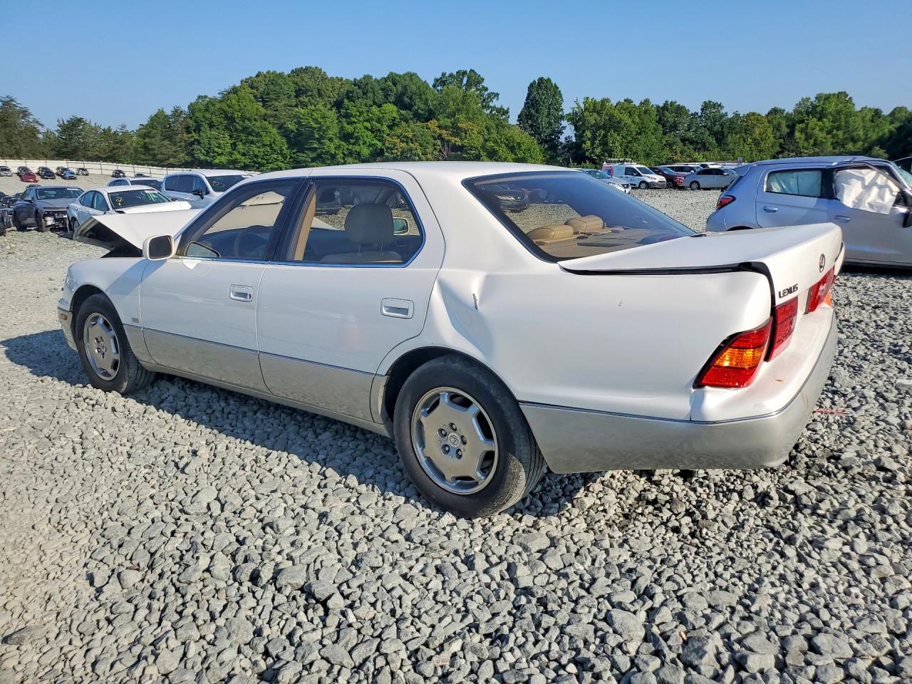 2000 Lexus Ls 400 White vin: JT8BH28F5Y0181712