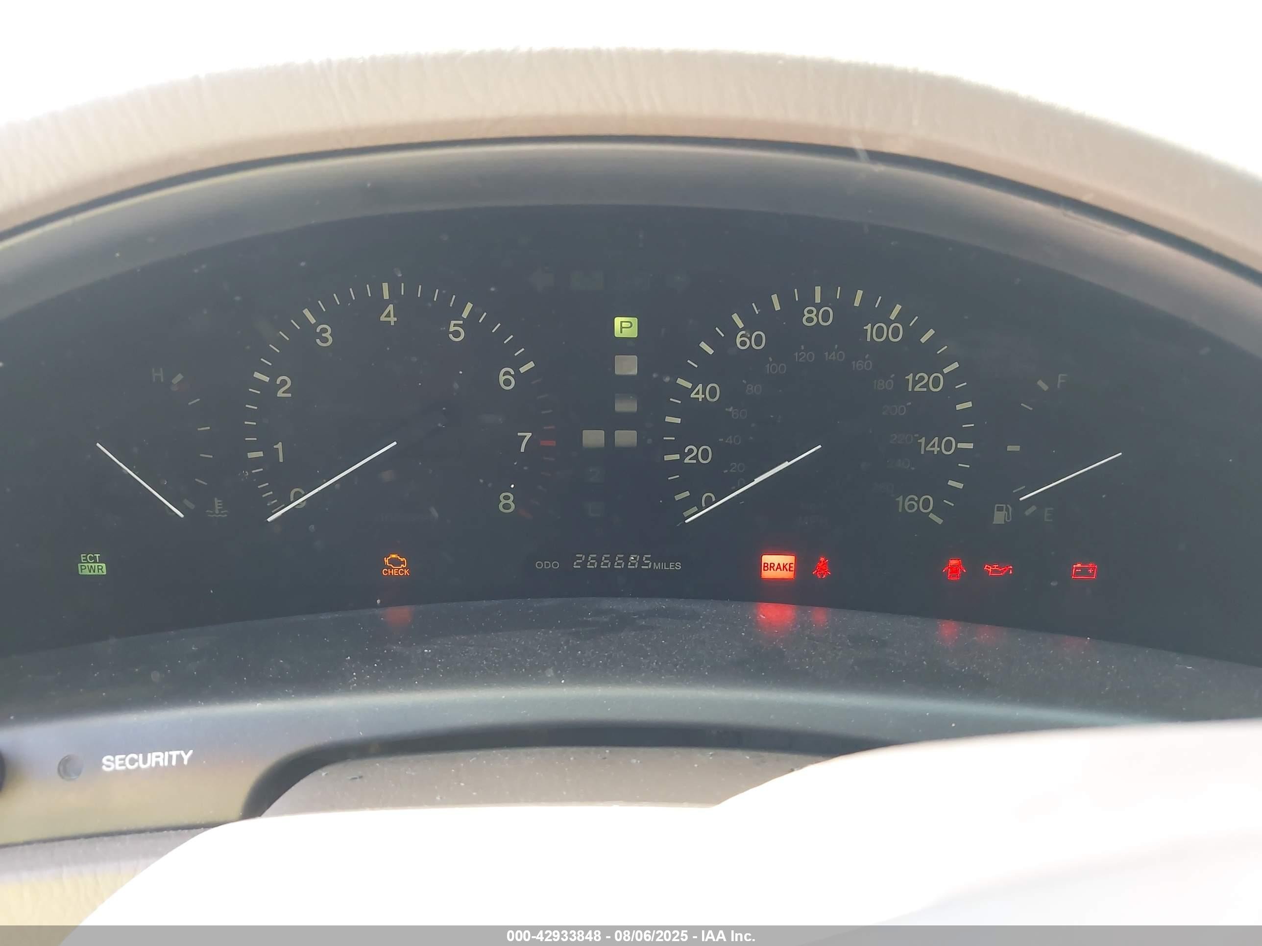 1997 Lexus Ls 400   Gray vin: JT8BH28F6V0083543