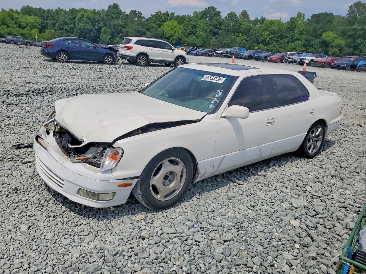 1998 Lexus Ls 400 White vin: JT8BH28F6W0137599