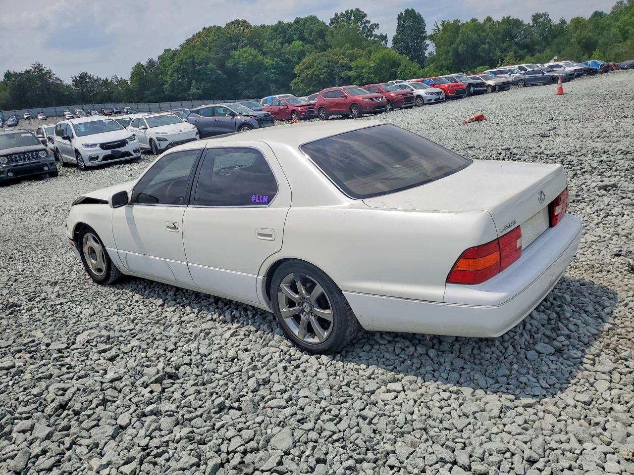 1998 Lexus Ls 400 White vin: JT8BH28F6W0137599