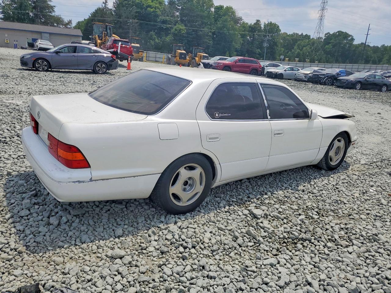 1998 Lexus Ls 400 White vin: JT8BH28F6W0137599