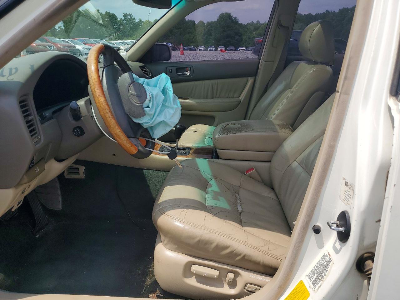 1998 Lexus Ls 400 White vin: JT8BH28F6W0137599
