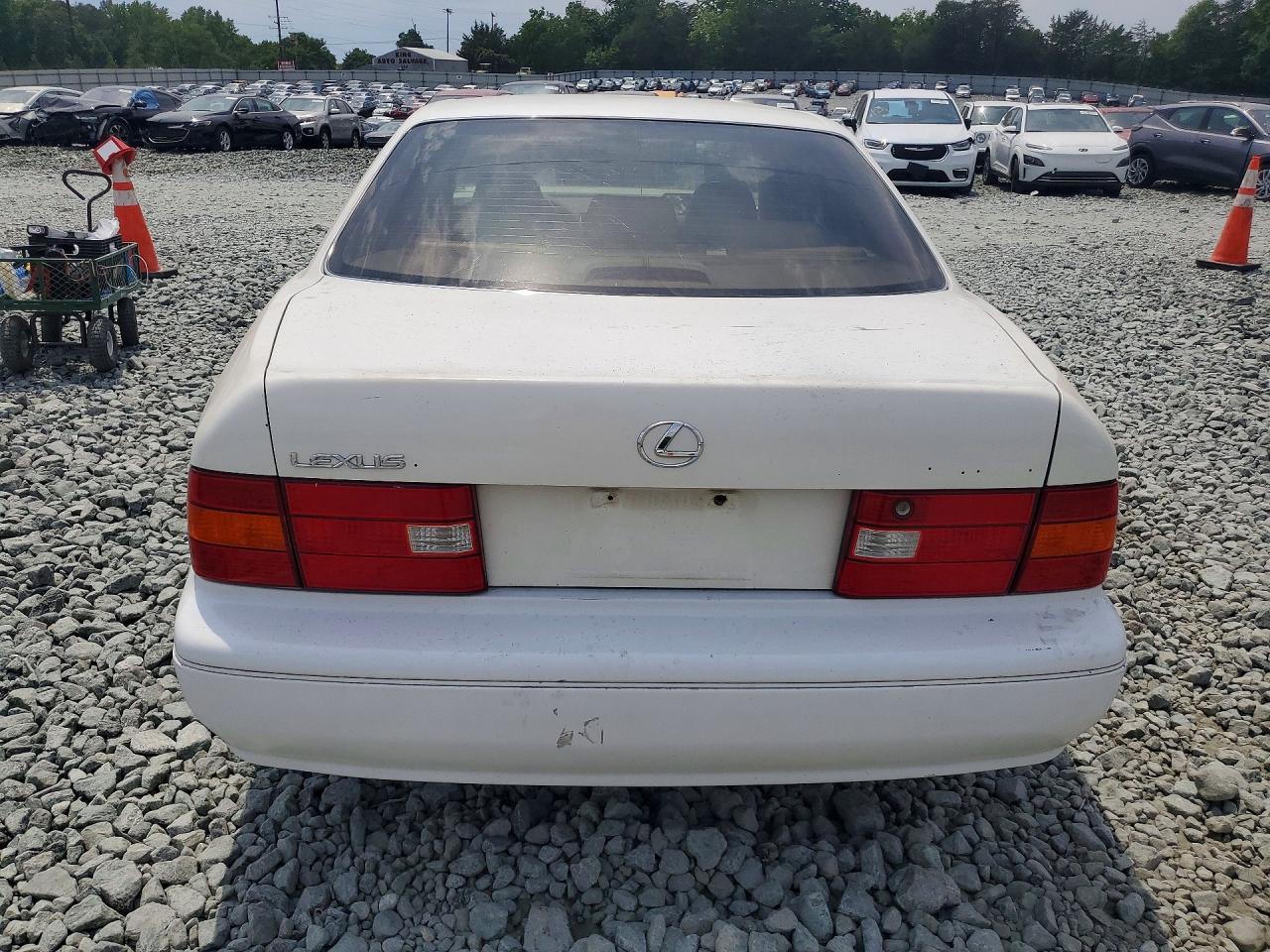 1998 Lexus Ls 400 White vin: JT8BH28F6W0137599
