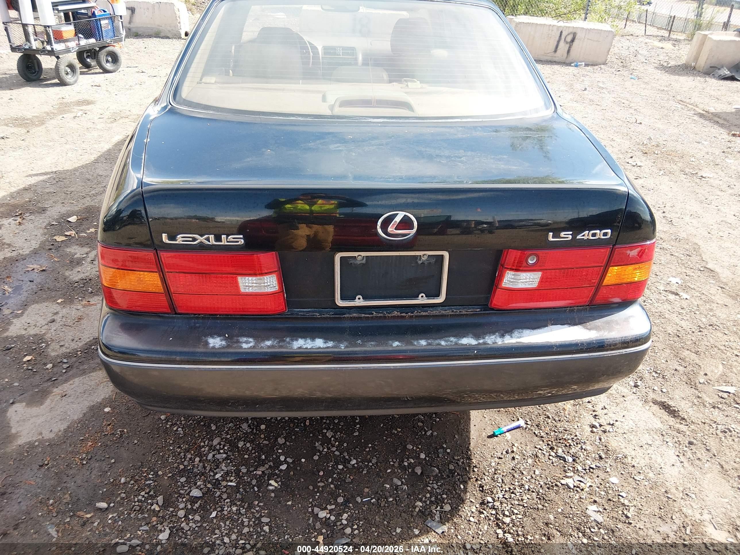 1999 Lexus Ls 400   Beige vin: JT8BH28F6X0144098