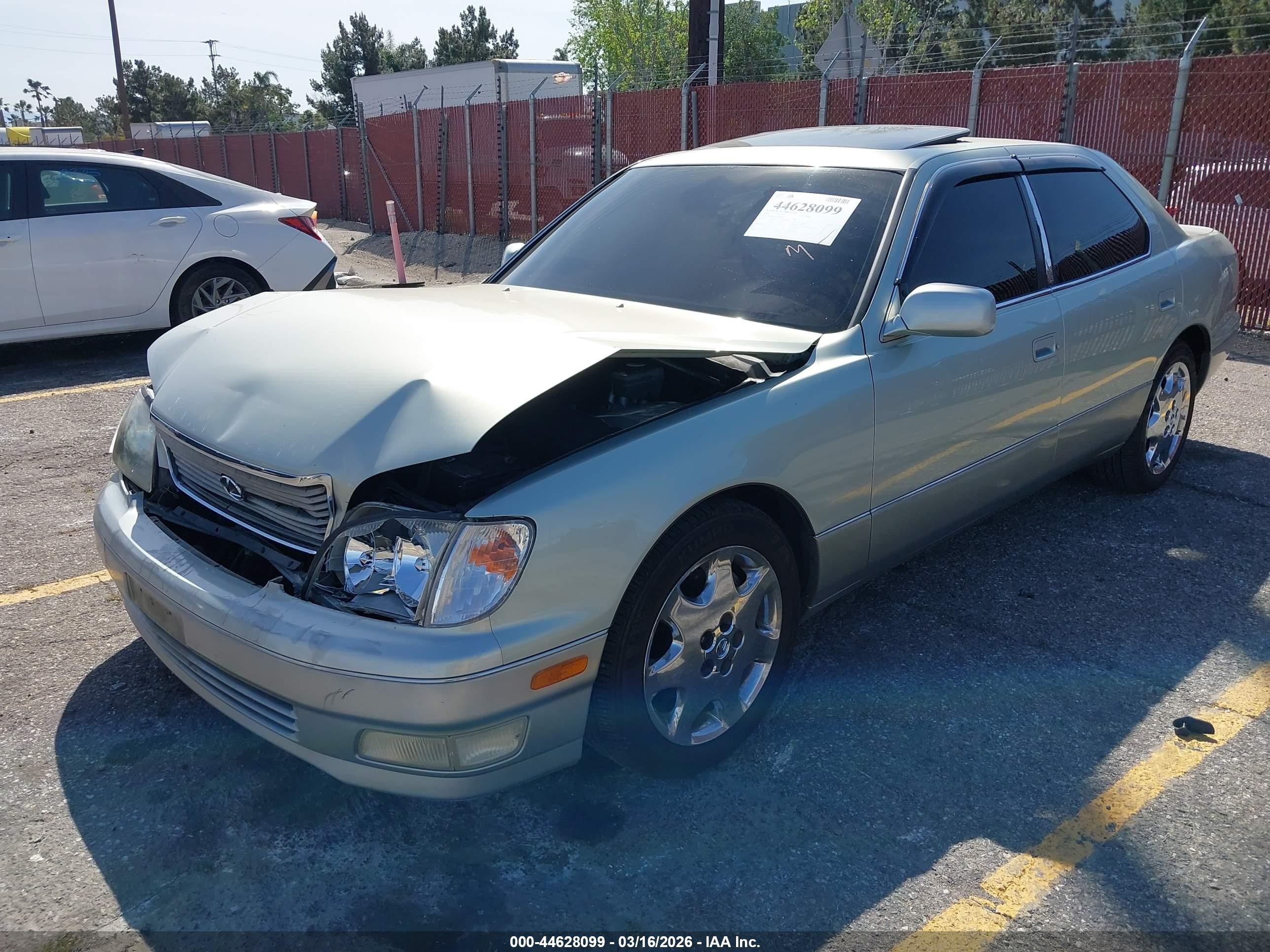1999 Lexus Ls 400   Cream vin: JT8BH28F6X0146837
