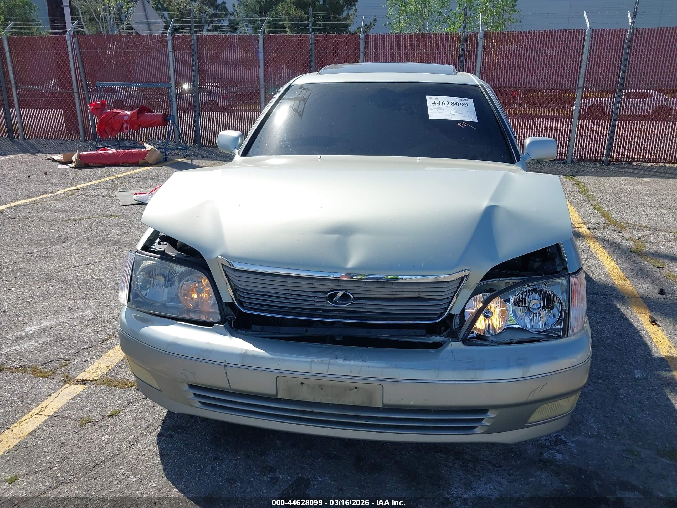 1999 Lexus Ls 400   Cream vin: JT8BH28F6X0146837