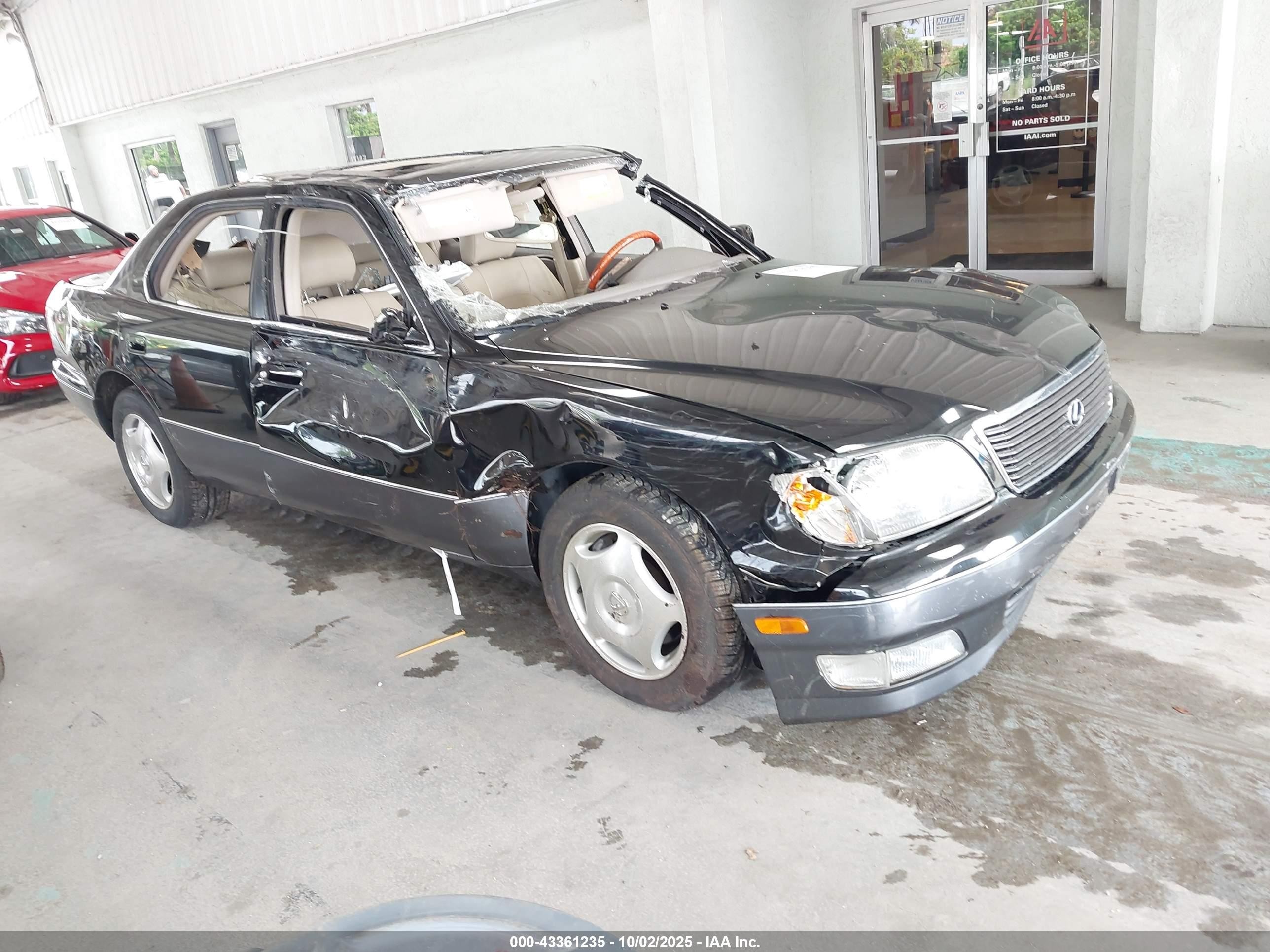 1999 Lexus Ls 400   Black vin: JT8BH28F6X0147065