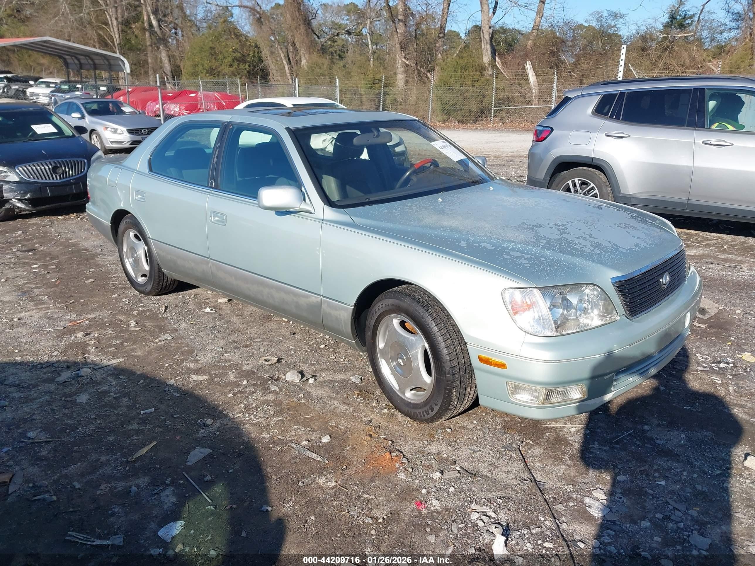 1999 Lexus Ls 400   Зеленый vin: JT8BH28F6X0159443
