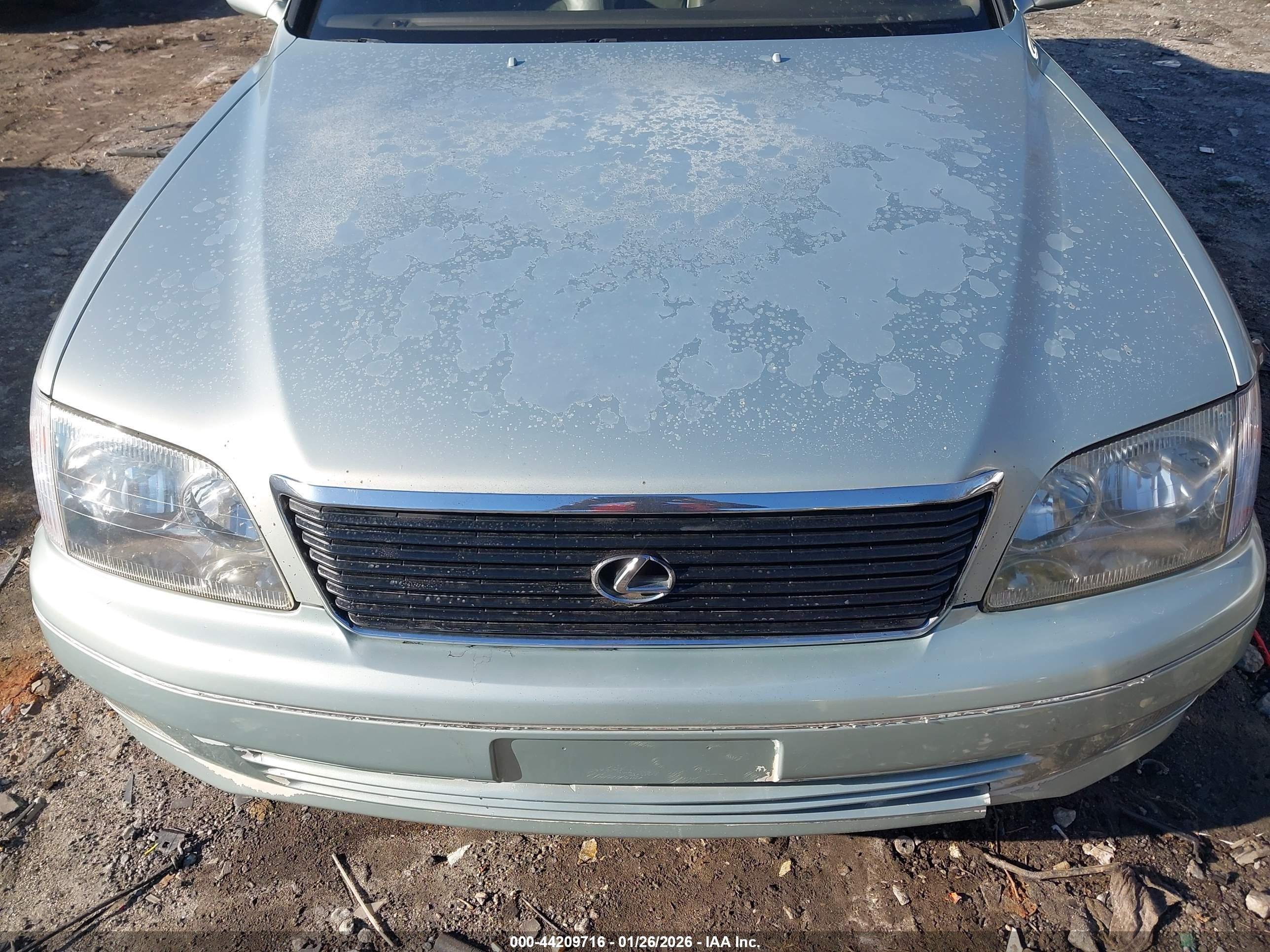 1999 Lexus Ls 400   Зеленый vin: JT8BH28F6X0159443