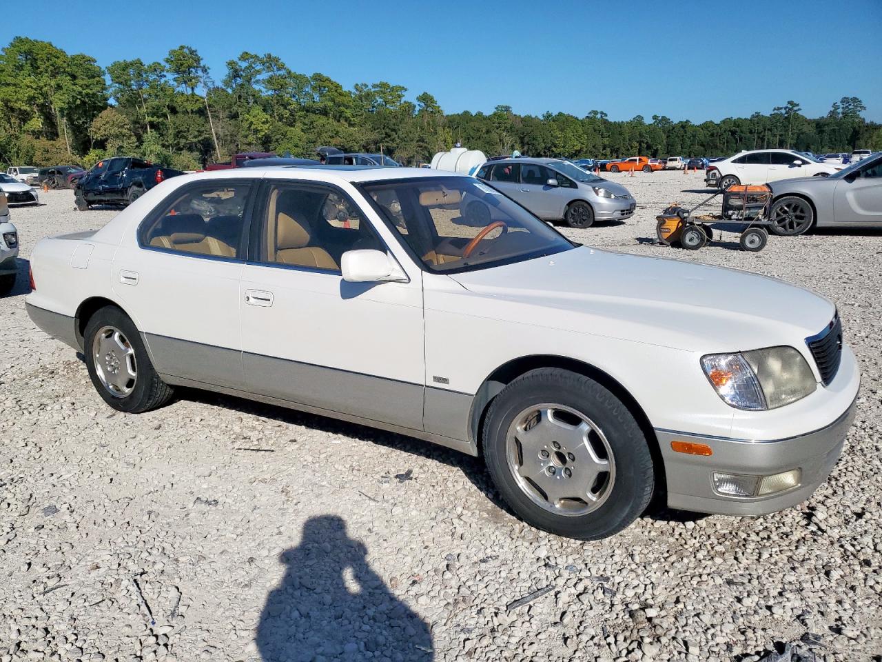 2000 Lexus Ls 400 White vin: JT8BH28F6Y0177488