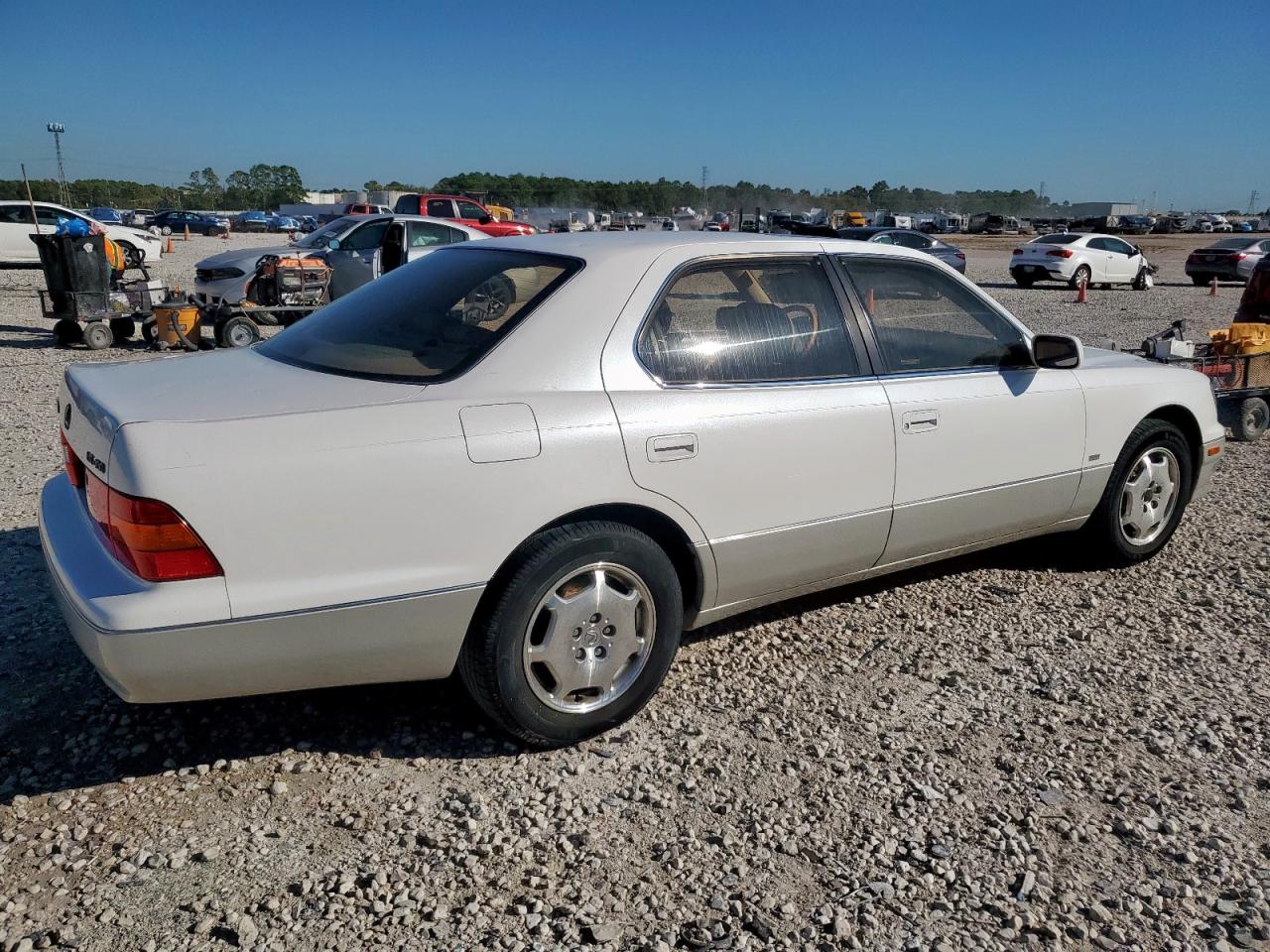 2000 Lexus Ls 400 White vin: JT8BH28F6Y0177488