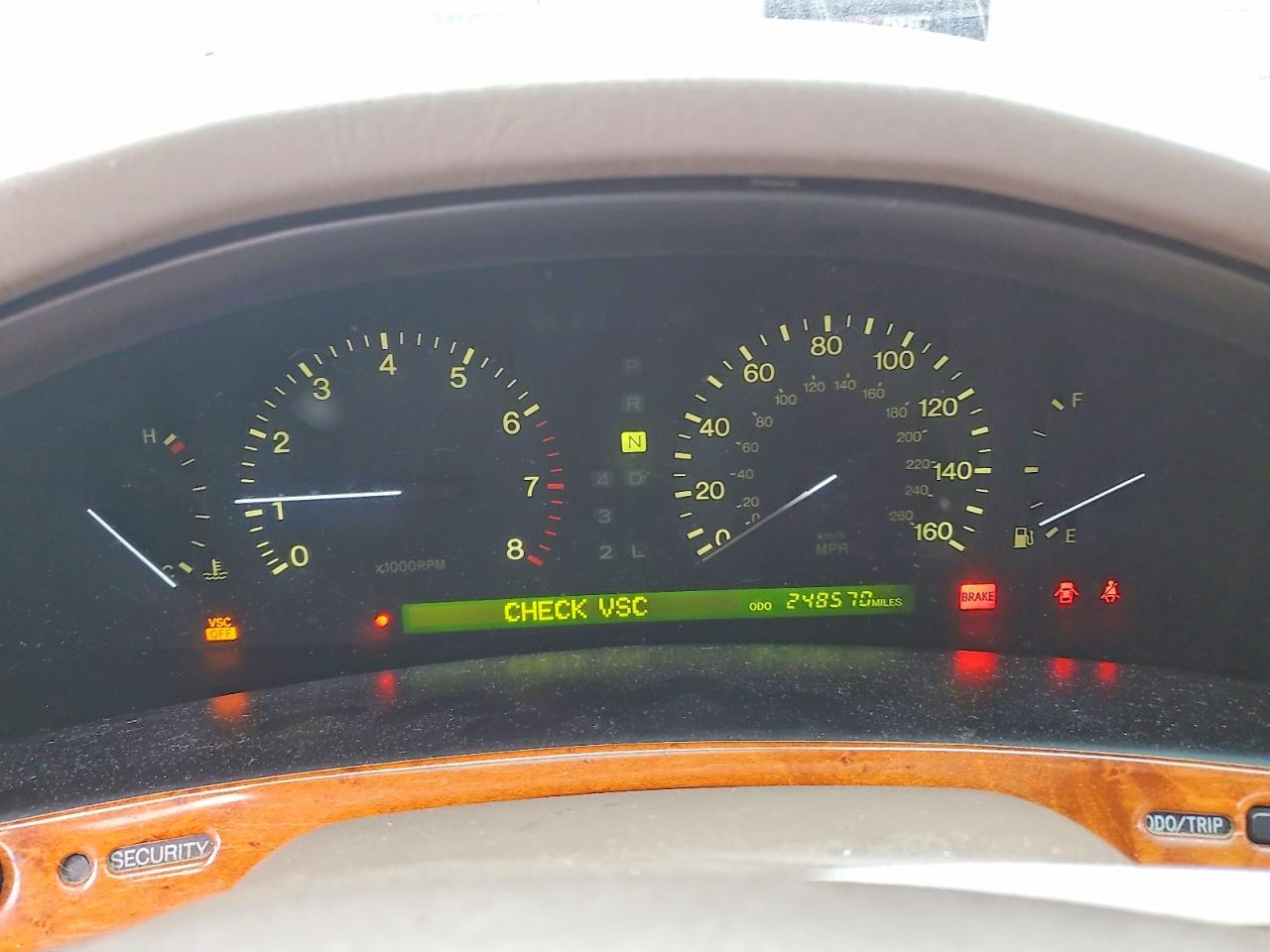 2000 Lexus Ls 400 Gold vin: JT8BH28F6Y0181153