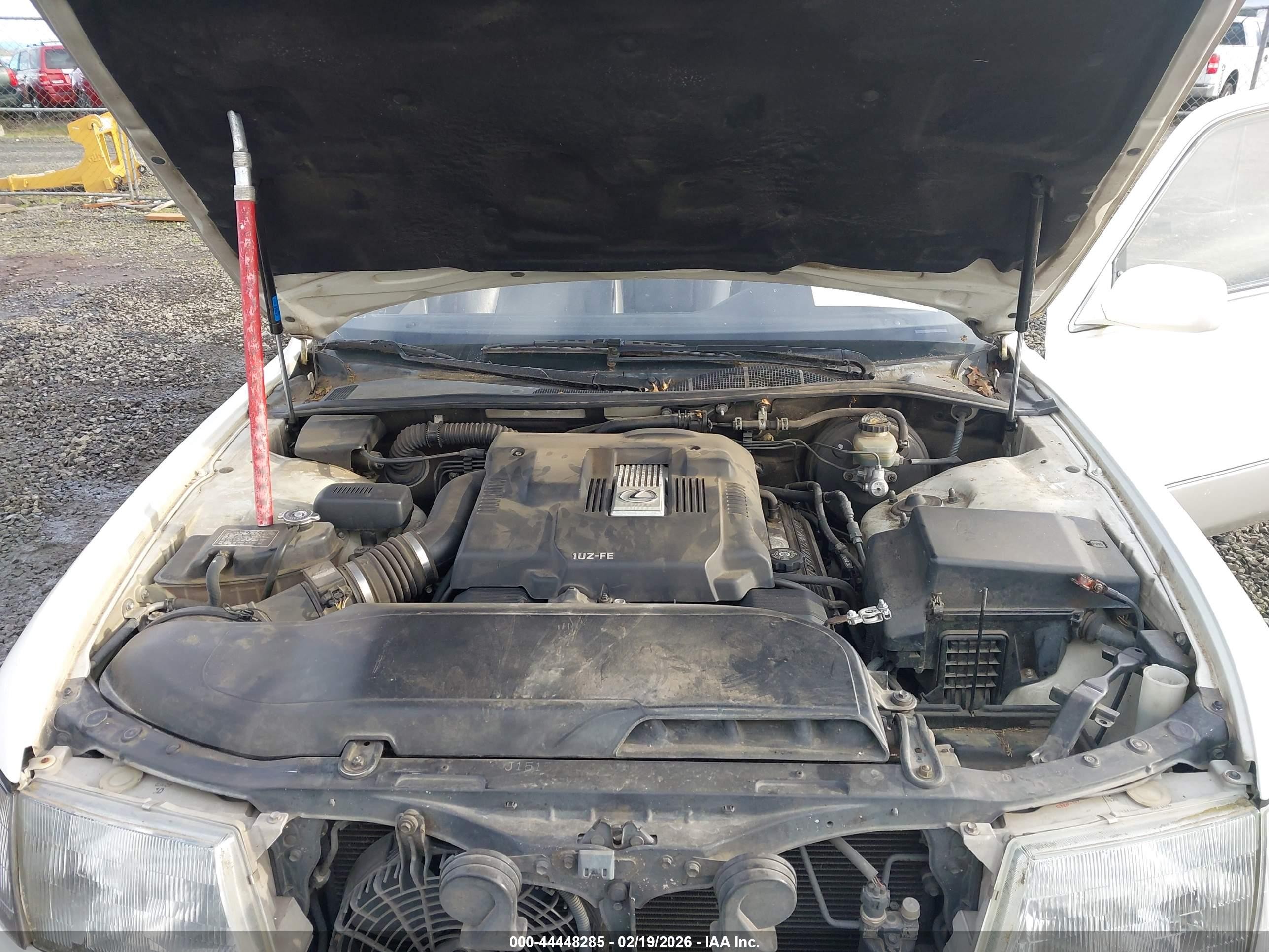 1997 Lexus Ls 400   White vin: JT8BH28F7V0083454