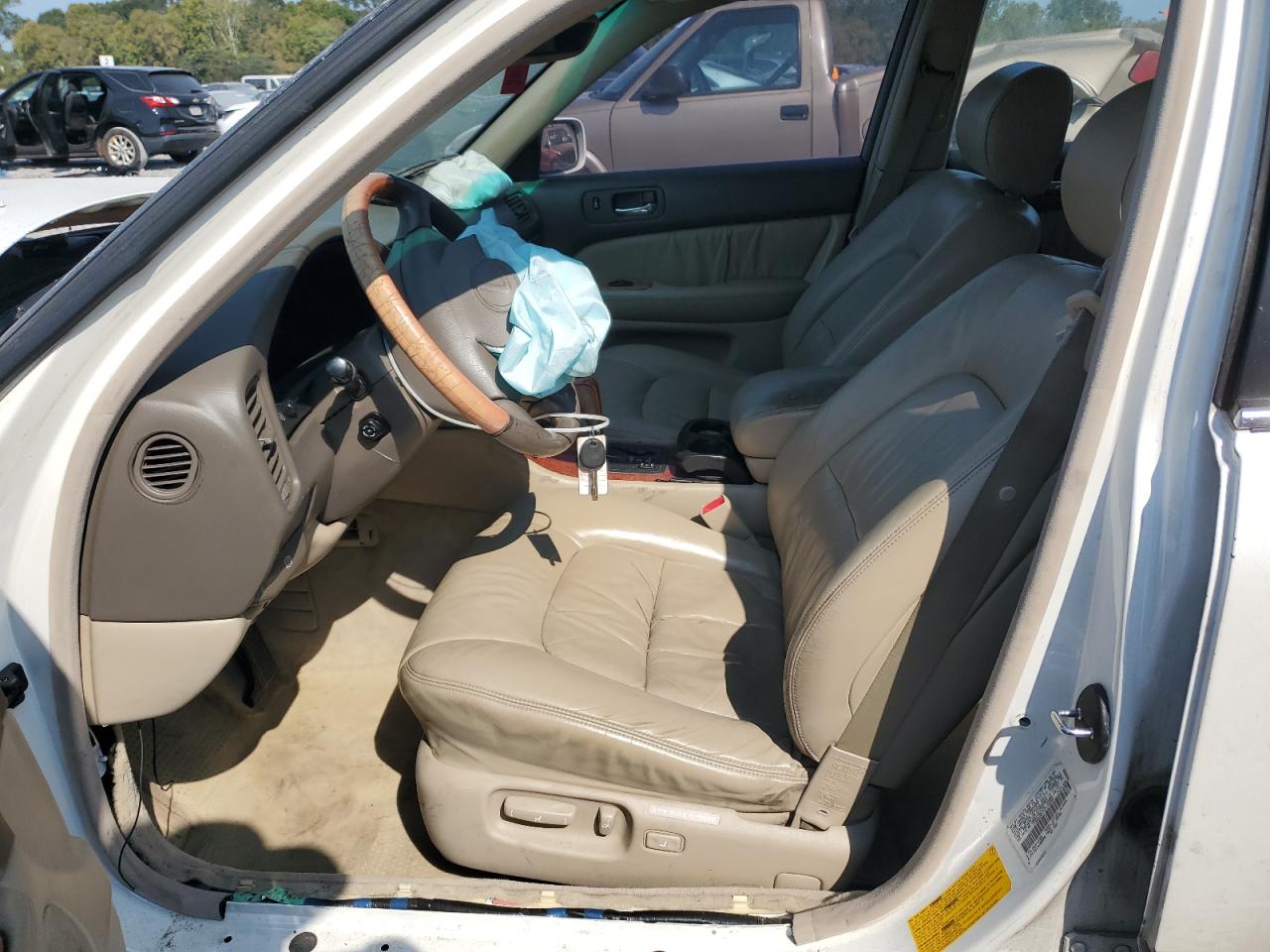 2000 Lexus Ls 400 White vin: JT8BH28F7Y0175085