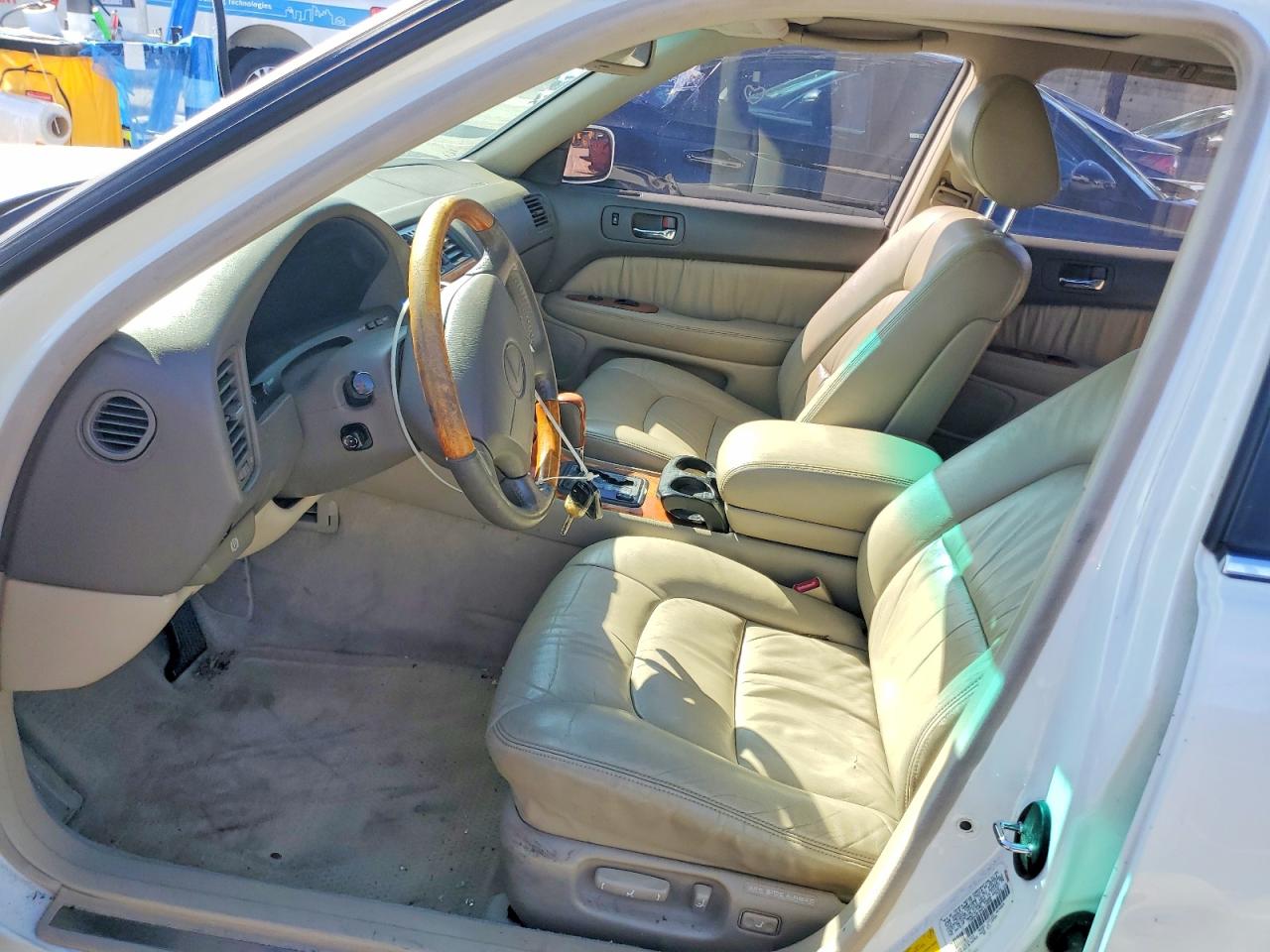 1998 Lexus Ls 400 White vin: JT8BH28F8W0119508