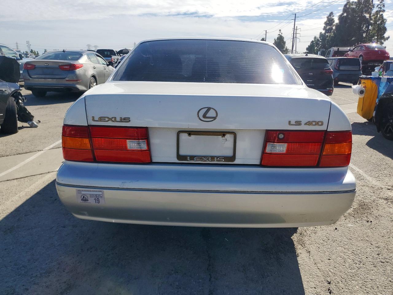 1998 Lexus Ls 400 White vin: JT8BH28F8W0119508