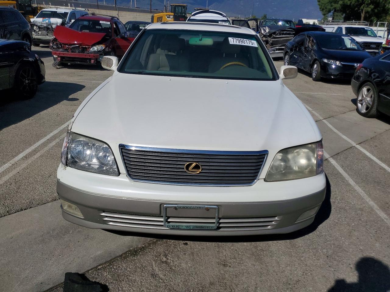 1998 Lexus Ls 400 White vin: JT8BH28F8W0119508