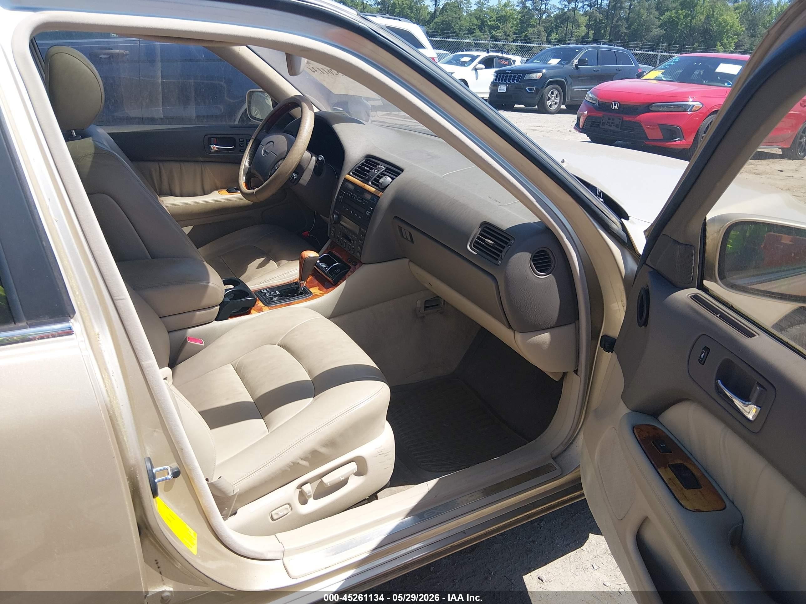 1999 Lexus Ls 400   Золотой vin: JT8BH28F8X0145303