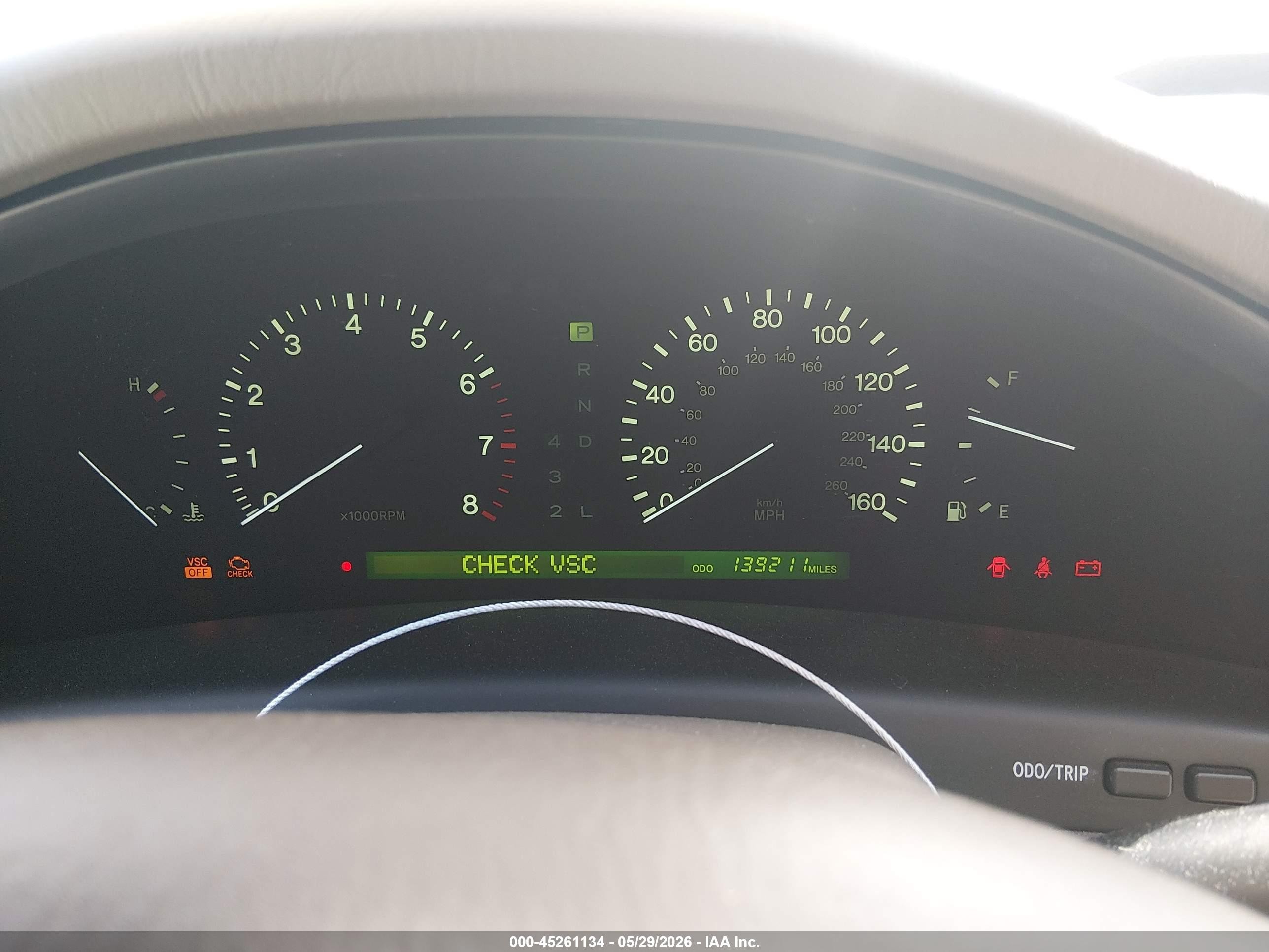 1999 Lexus Ls 400   Золотой vin: JT8BH28F8X0145303