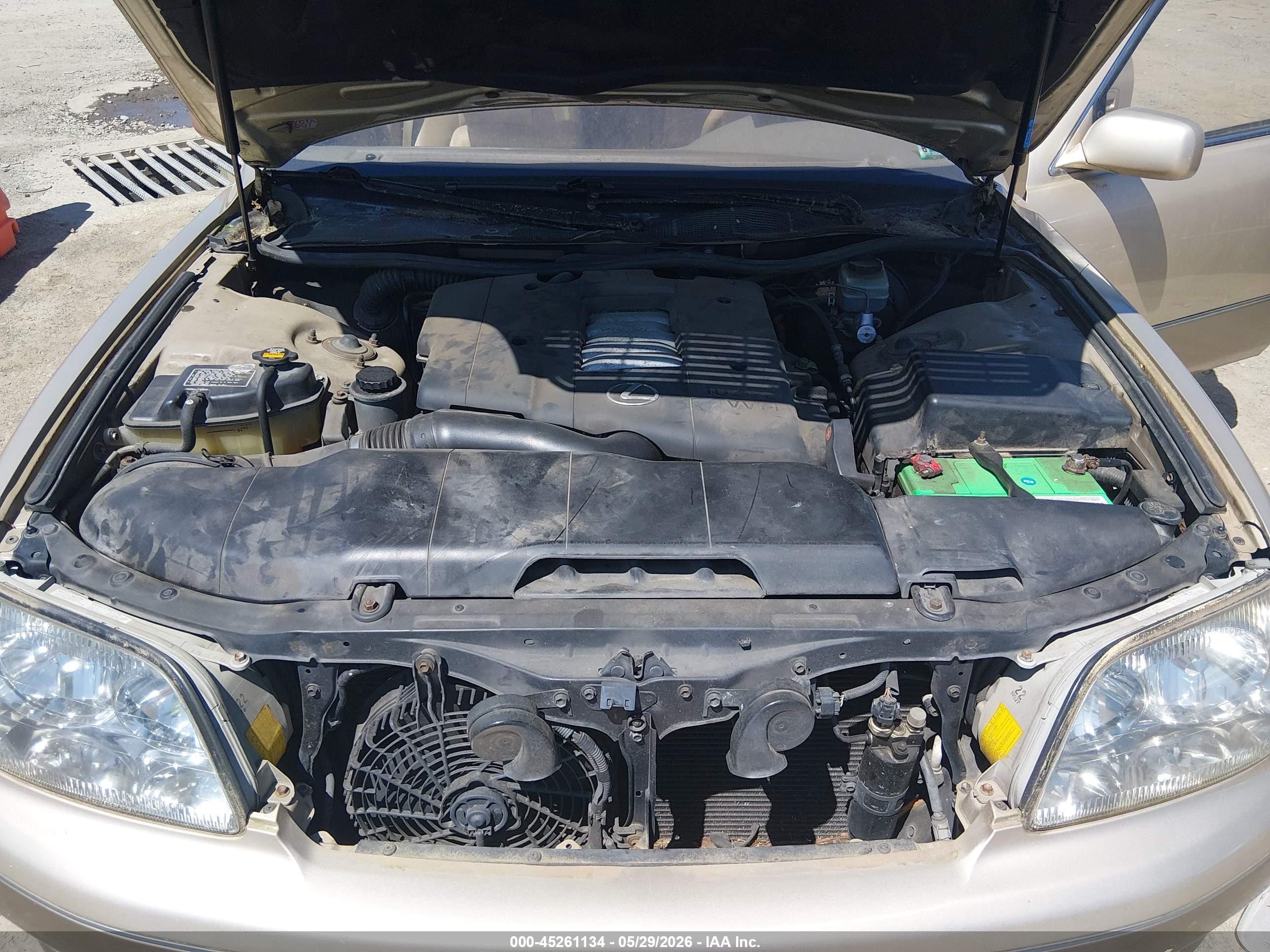 1999 Lexus Ls 400   Золотой vin: JT8BH28F8X0145303