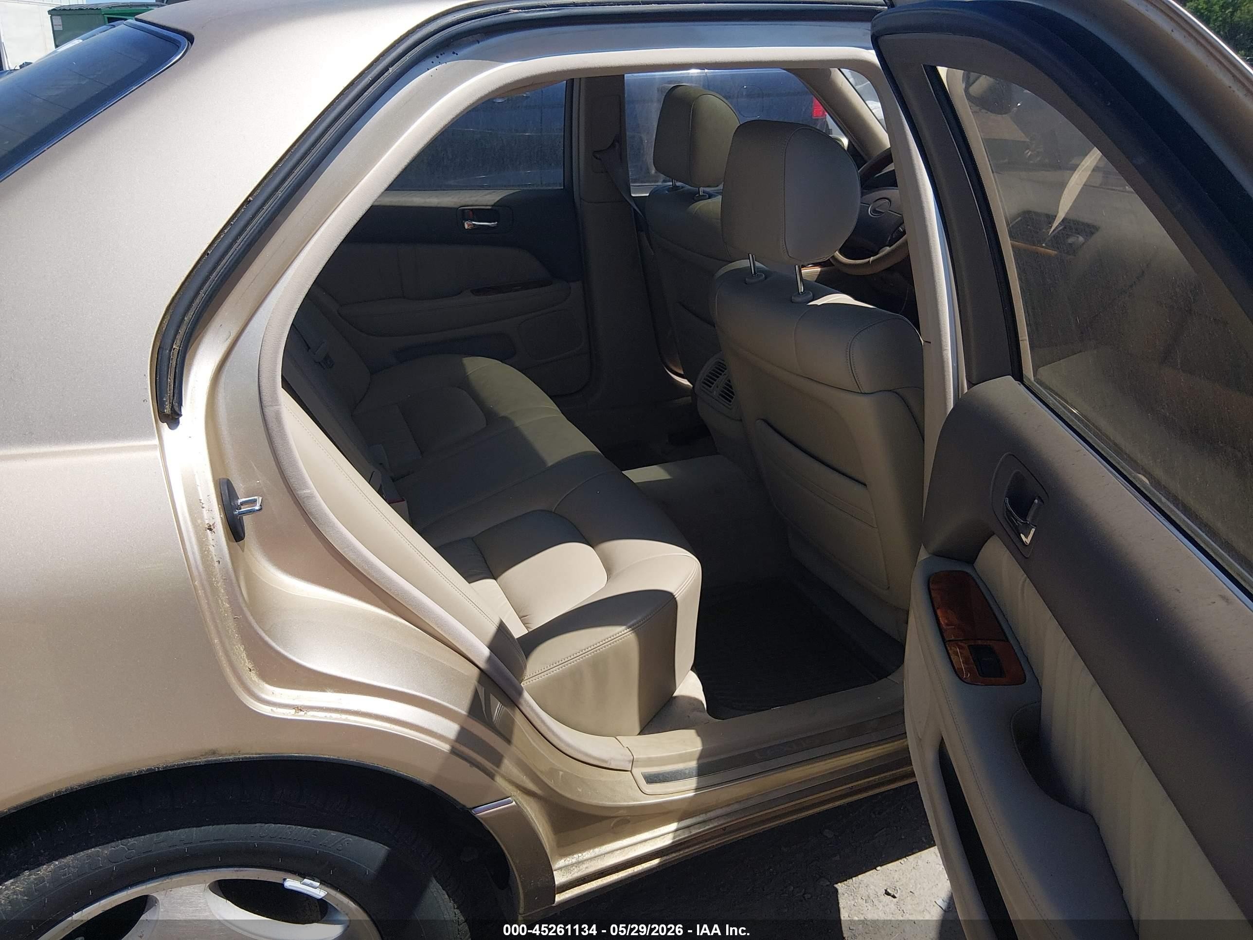 1999 Lexus Ls 400   Золотой vin: JT8BH28F8X0145303