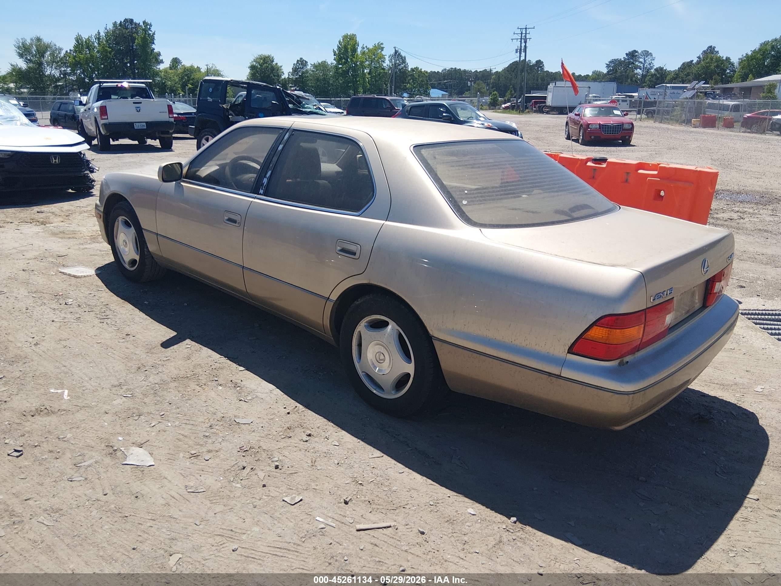1999 Lexus Ls 400   Золотой vin: JT8BH28F8X0145303