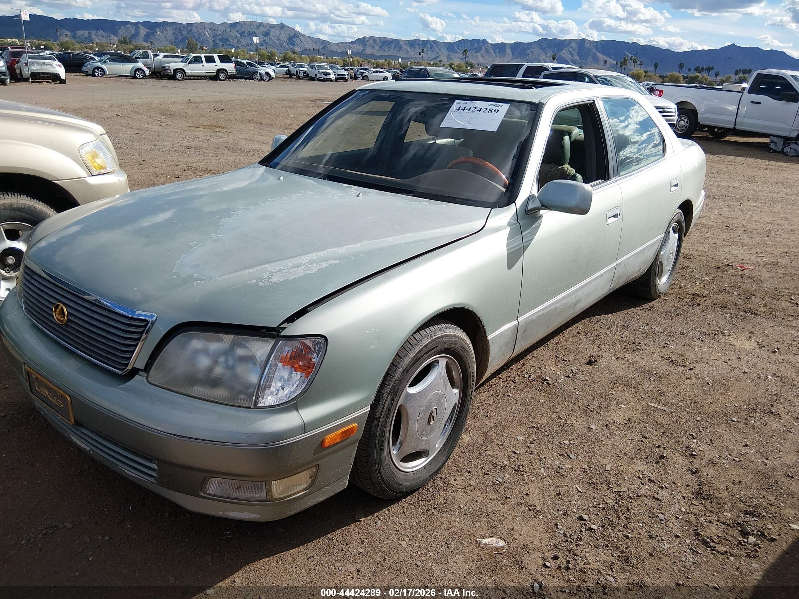 1999 Lexus Ls 400   Green vin: JT8BH28F8X0154728