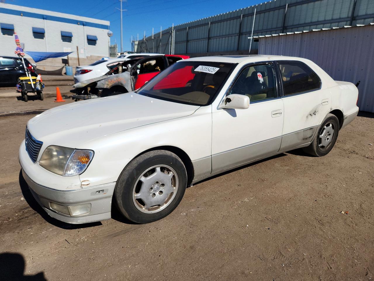 2000 Lexus Ls 400 White vin: JT8BH28F8Y0170476