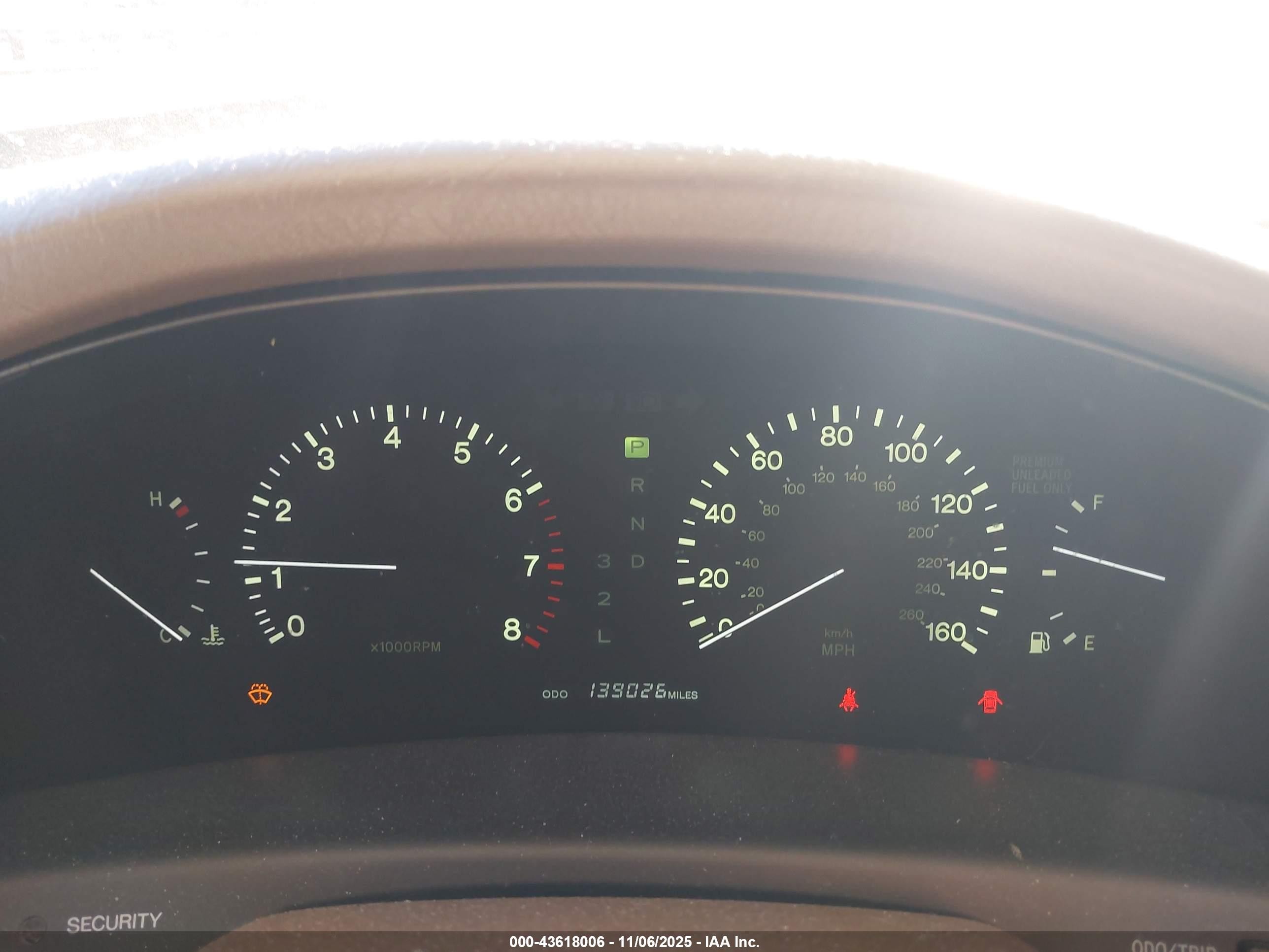 1997 Lexus Ls 400   Tan vin: JT8BH28F9V0090986