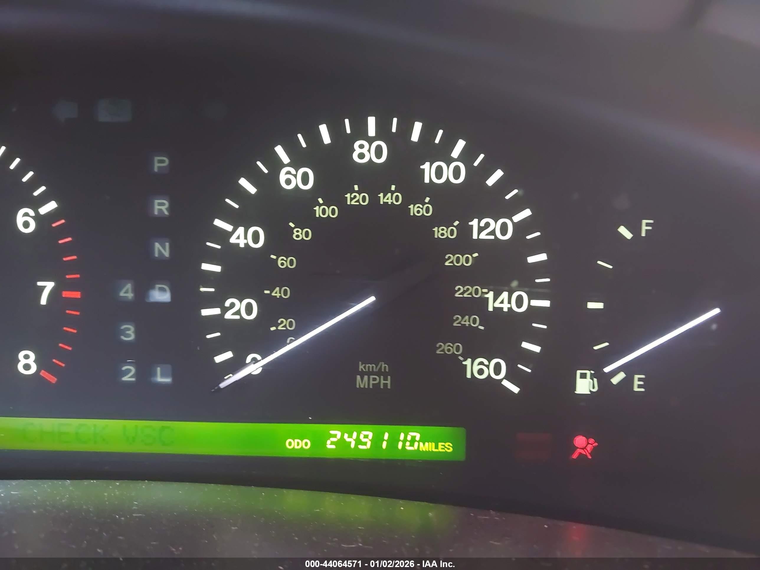 1999 Lexus Ls 400   Золотой vin: JT8BH28F9X0152521